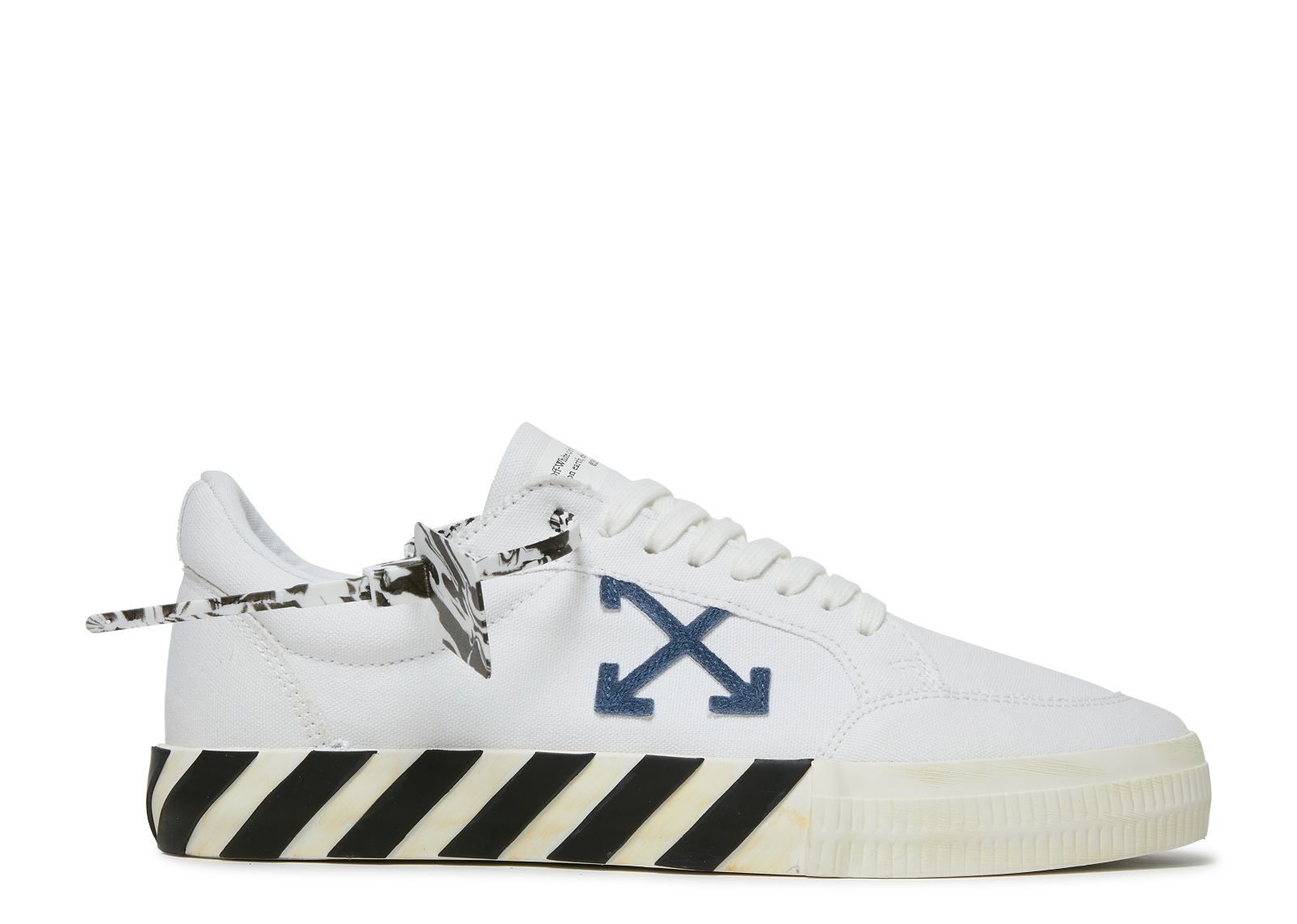 OFF-WHITE Vulc Low Canvas White Black SS22 Men's