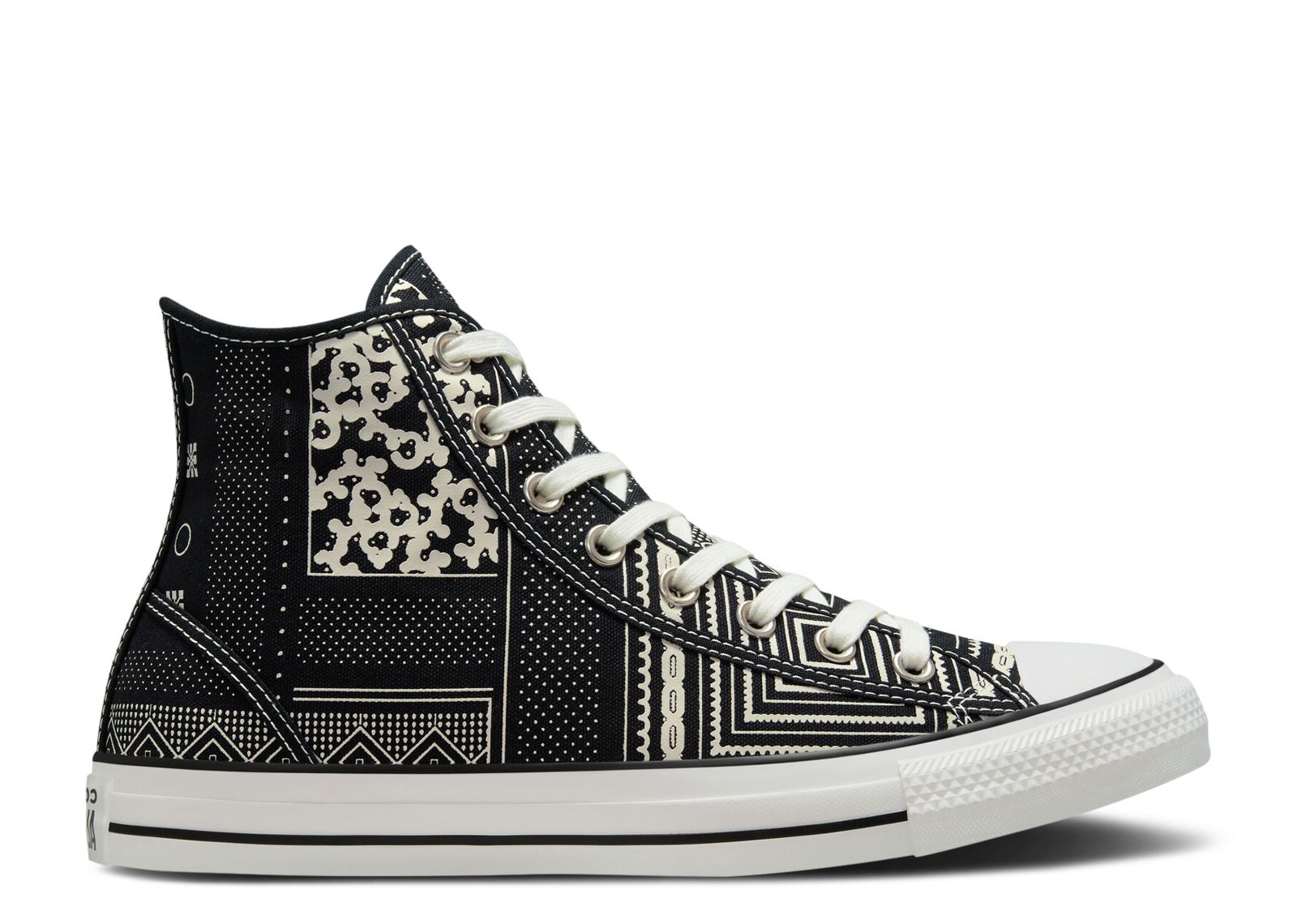 ★Star③★ Chuck Taylor All Star High 'Geometric Patchwork Black