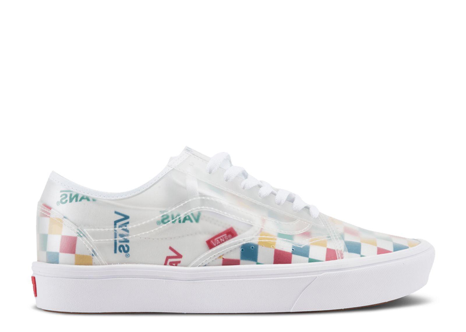 ComfyCush Slip-Skool 'Vans Block - Multi Checkerboard'