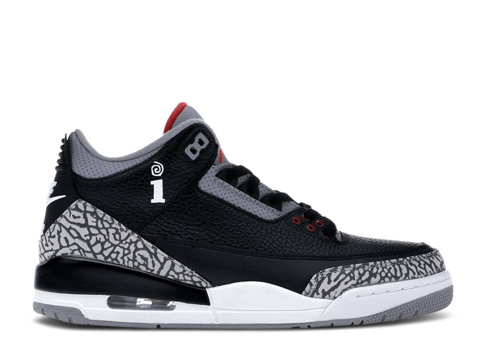 Jordan 3 black 2025 cement size 9