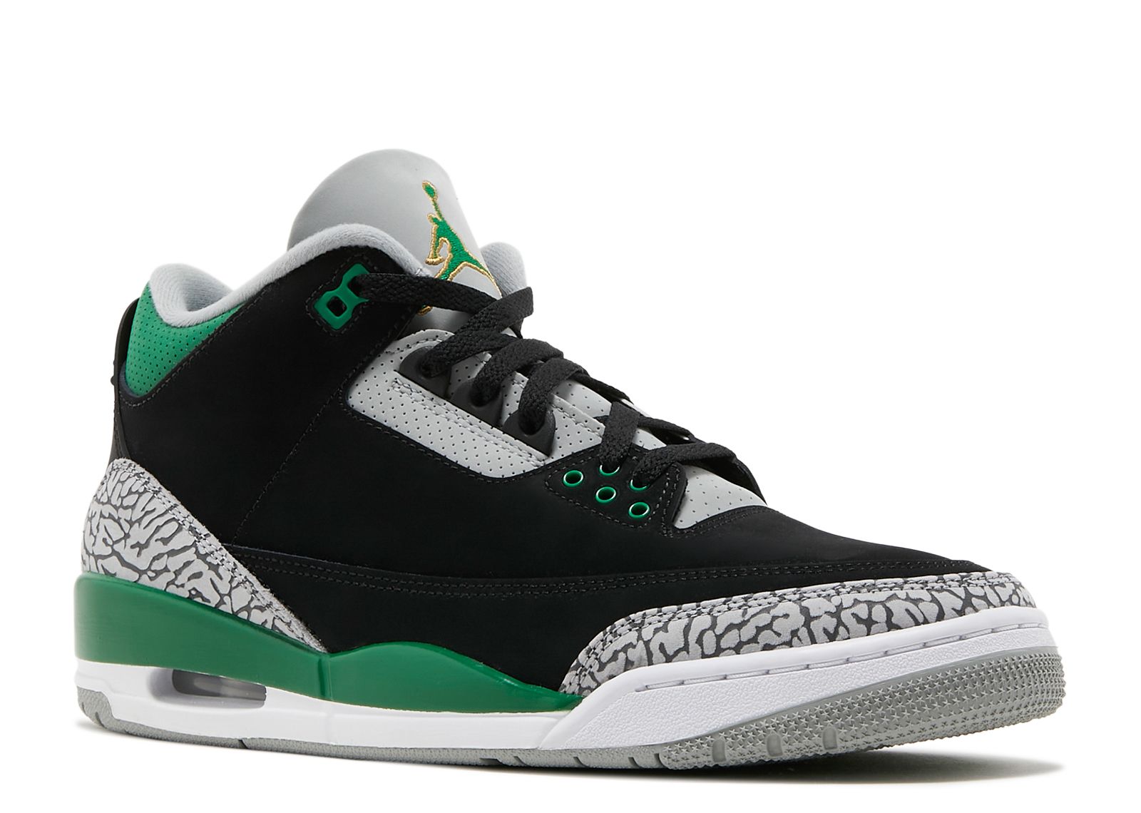 AIR JORDAN 3 RETRO  PINE GREENメインカラーブラックグリーン