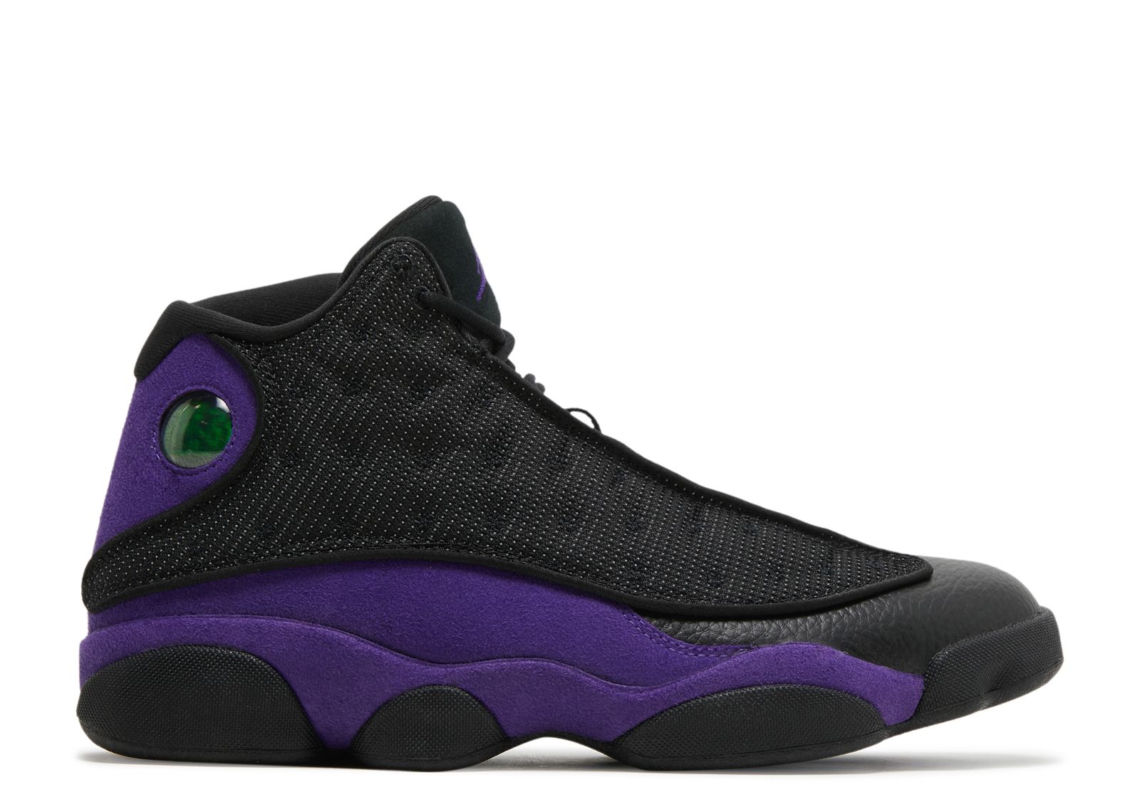 all black and purple jordans