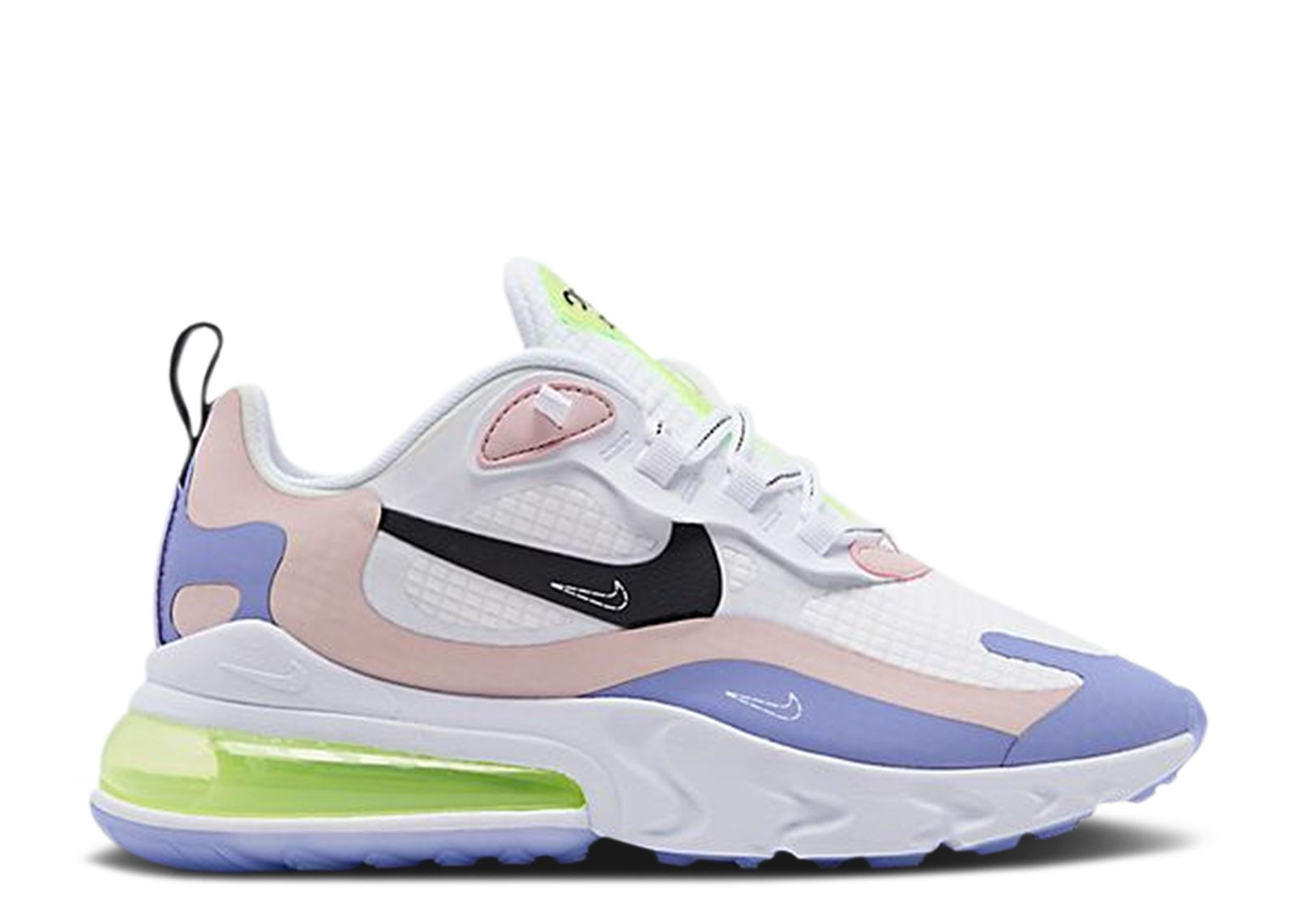 Women's nike air max 270 react on sale 2 casual shoes white/black/ghost green/light thistle