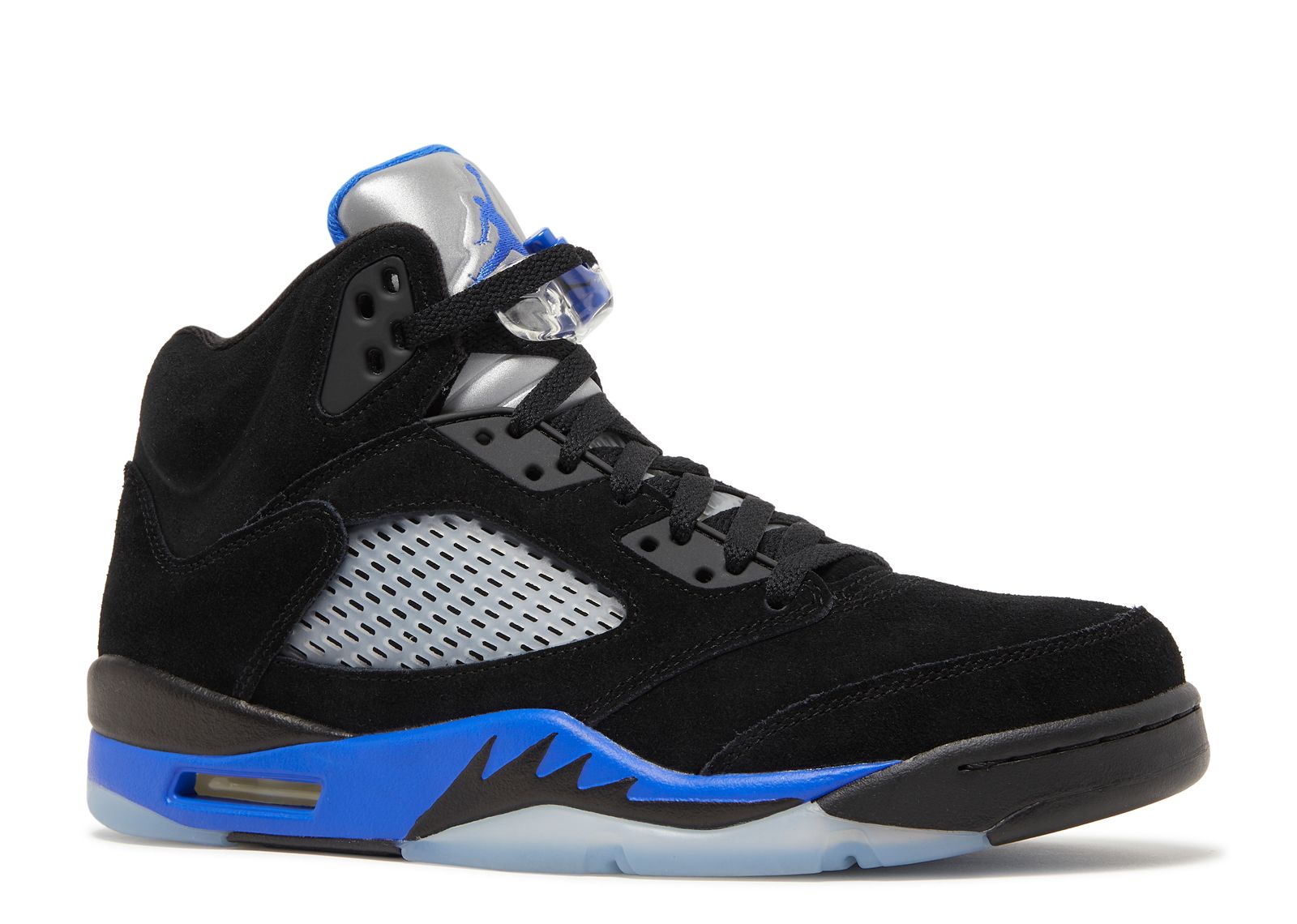 blue and black jordan 5s