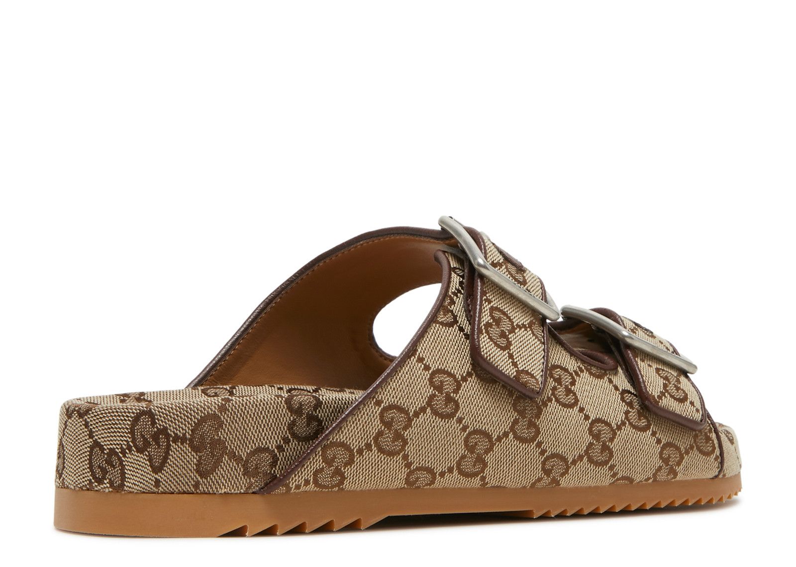 GUCCI  Men\'s GG Canvas Slide Sandal With Straps - Beige/Ebony 10 Uk 10.5 US $_57.JPG?set_id=880000500F main image 2