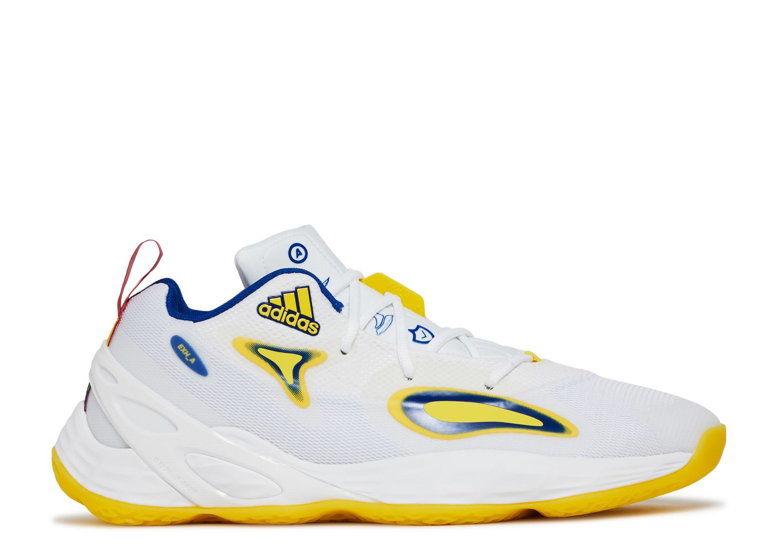 ADIDAS★EXHIBIT A CLOUD WHITE/TEAM COLLEG PURPLE/TEAM YELLOW Exhibit A 'White Team Yellow' - Adidas - H69017 - cloud
