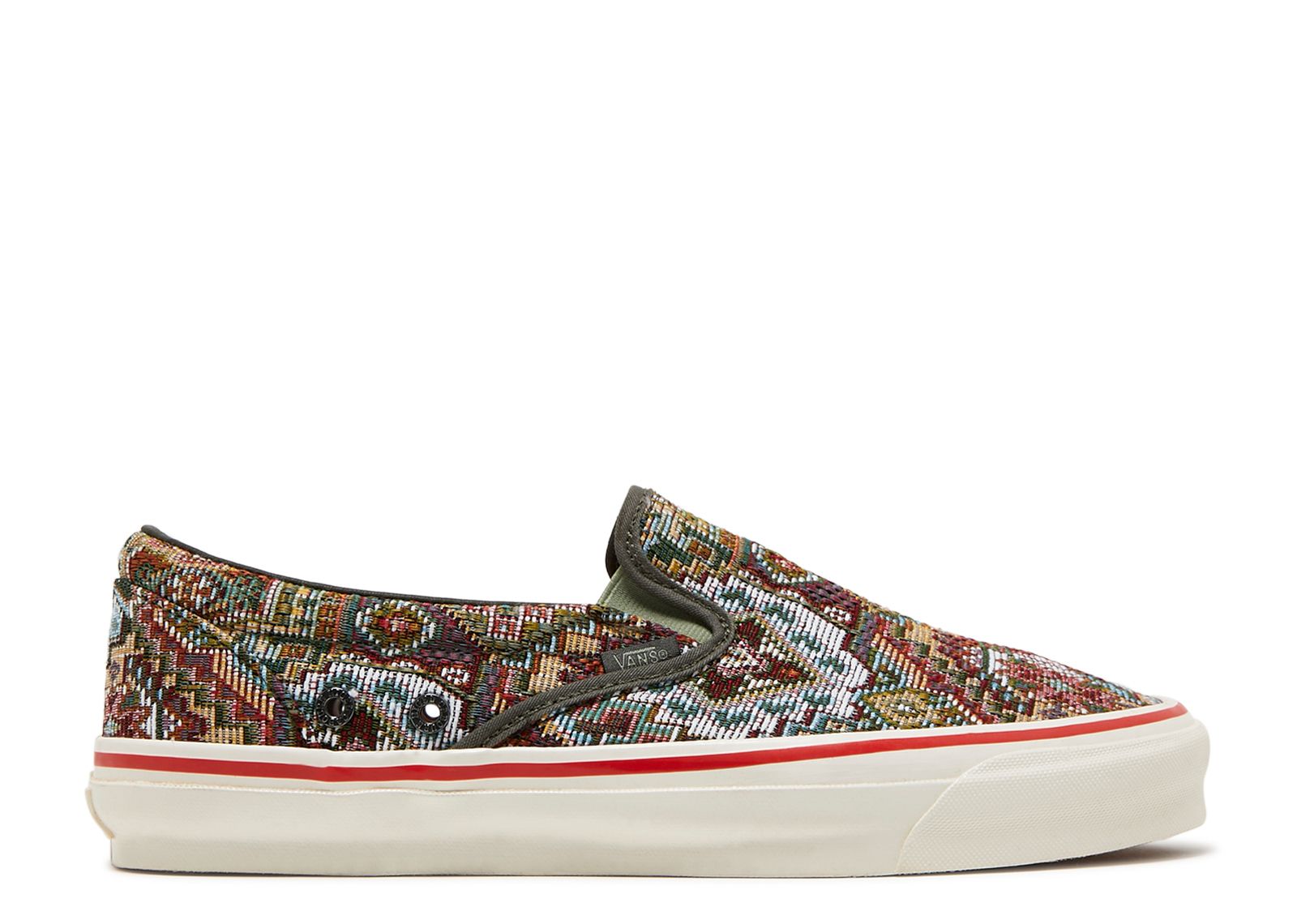 Nigel Cabourn x OG Classic Slip-On LX 'Carpet Green Mix'