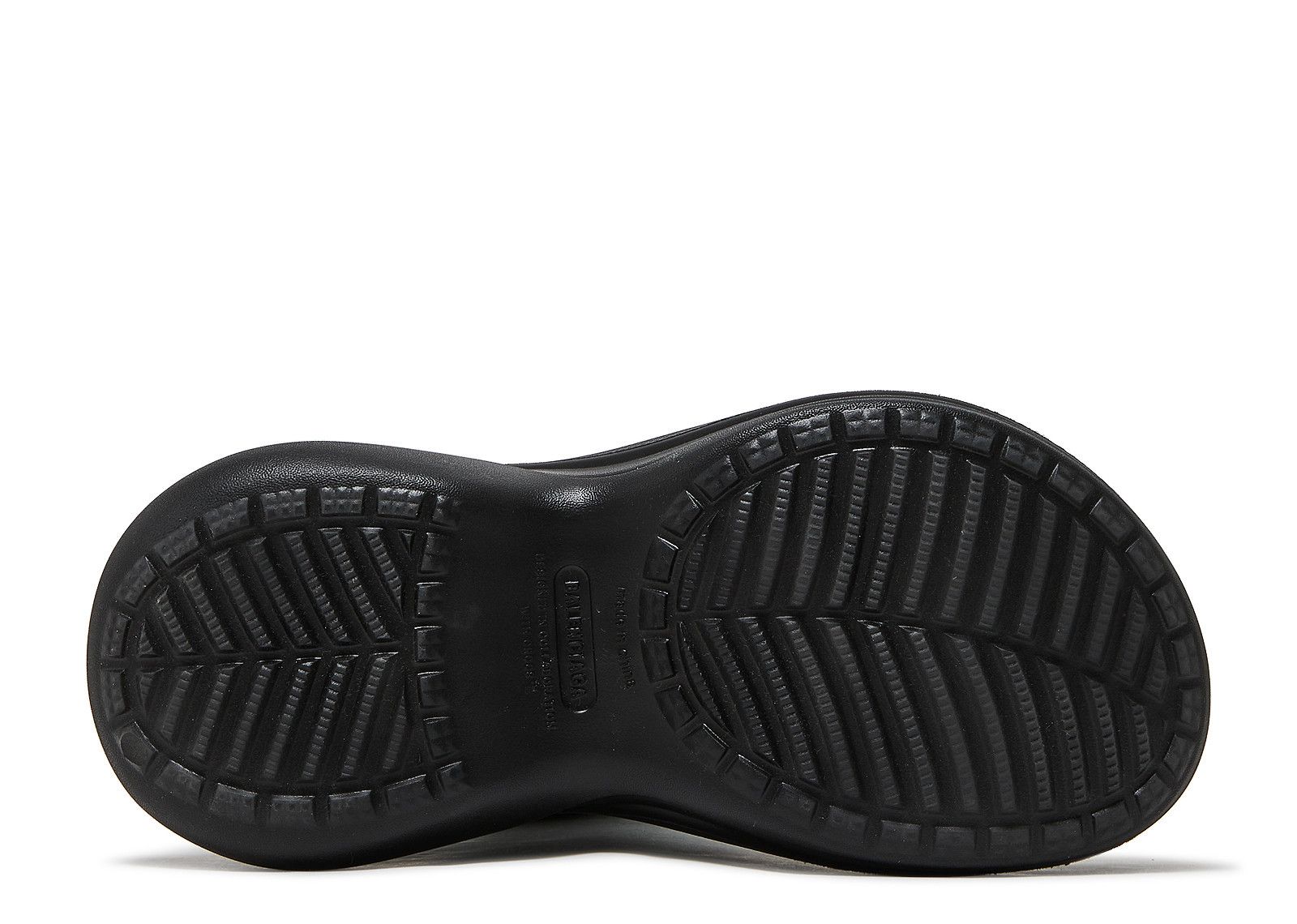 Black balenciaga crocs hot sale