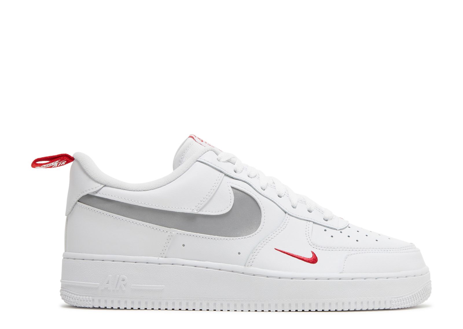 Air Force 1 Low 'Cut Out Swoosh White' - Nike - DO6709 100 -  white/university red | Flight Club