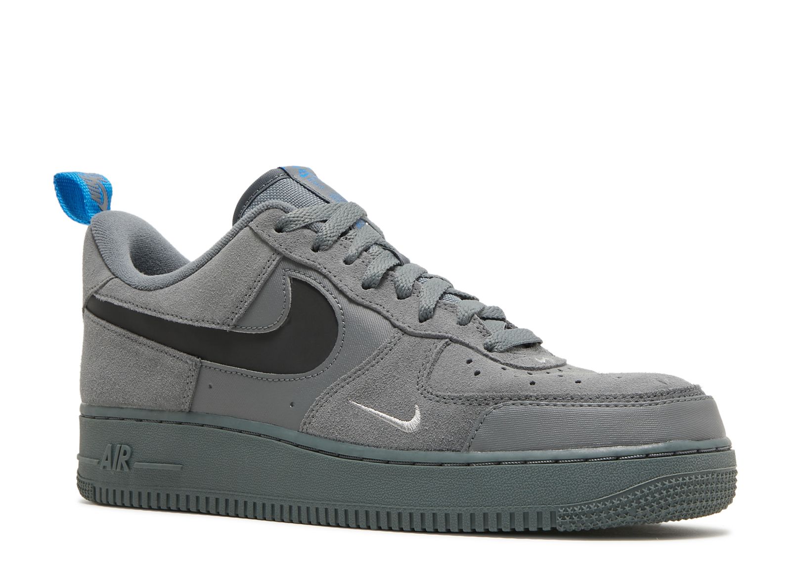 Air Force Out Swoosh Grey' - Nike - DO6709 002 - smoke grey/black/light photo blue | Flight Club