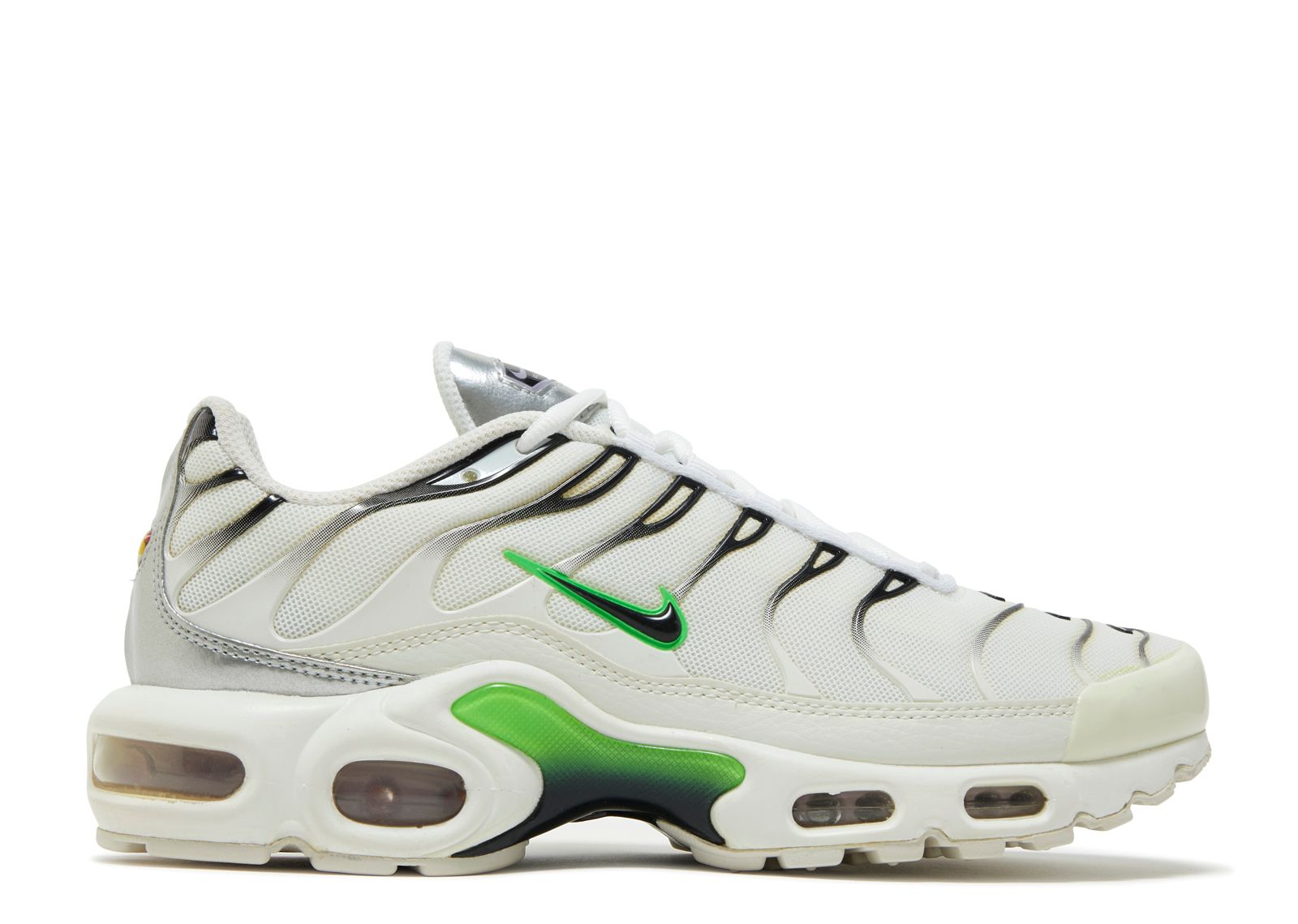 Air max plus 2025 white and green