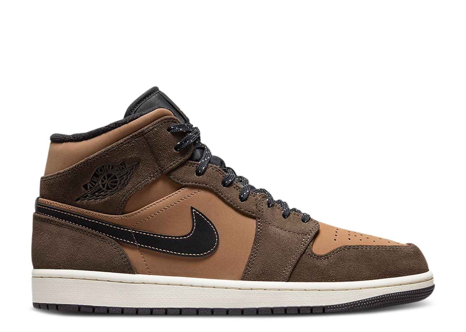 jordan Air jordan 1 mid tan gum Men\'s 554724 Mens Nike Air Jordan 1 Mid  main image 2