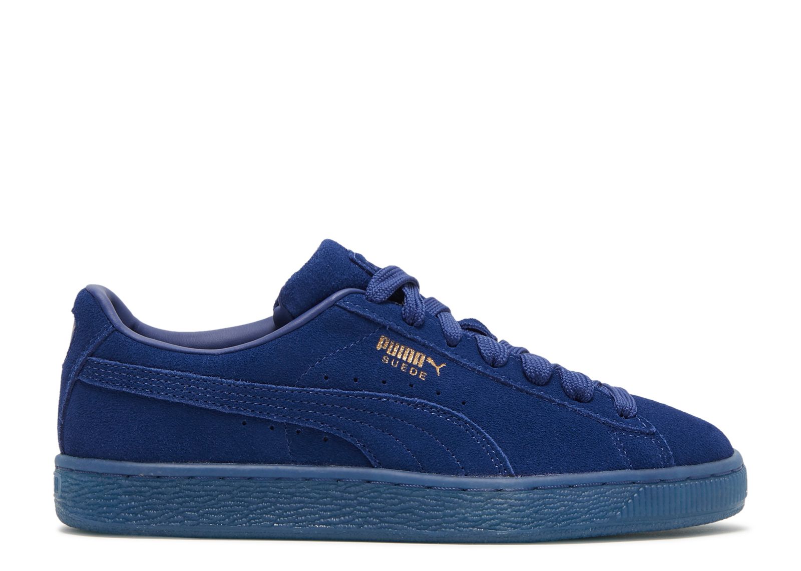 Suede Classic Jr 'Mono Gold - Elektro Blue'