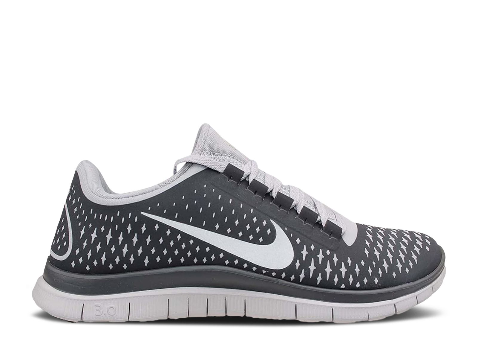 Nike free best sale 3.0 v4 silver