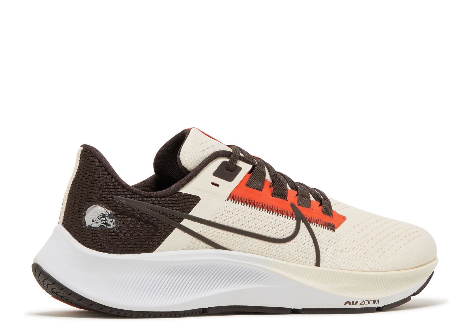 Unisex Nike White Cleveland Browns Zoom Pegasus 37 Running Shoe