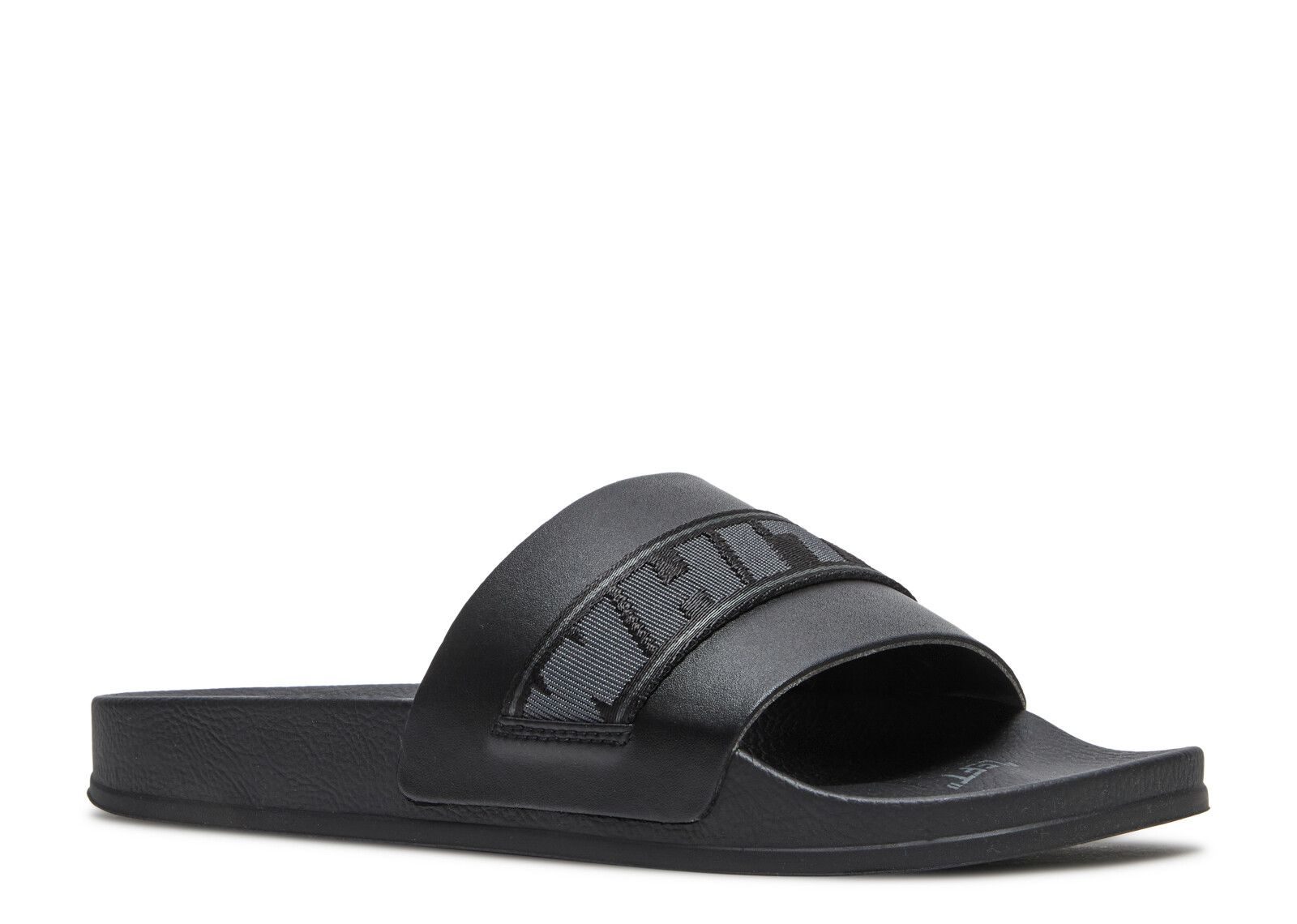 Off White - black industrial slides OFF-WHITE Industrial Belt Slides Black Grey Men main image 3