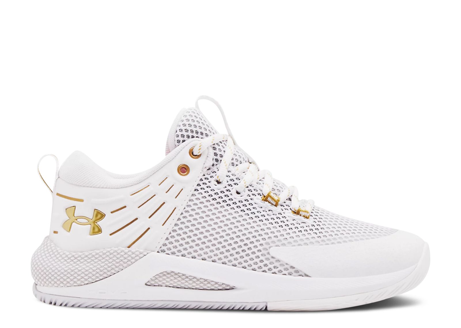 Wmns HOVR Block City 'White Metallic Gold'