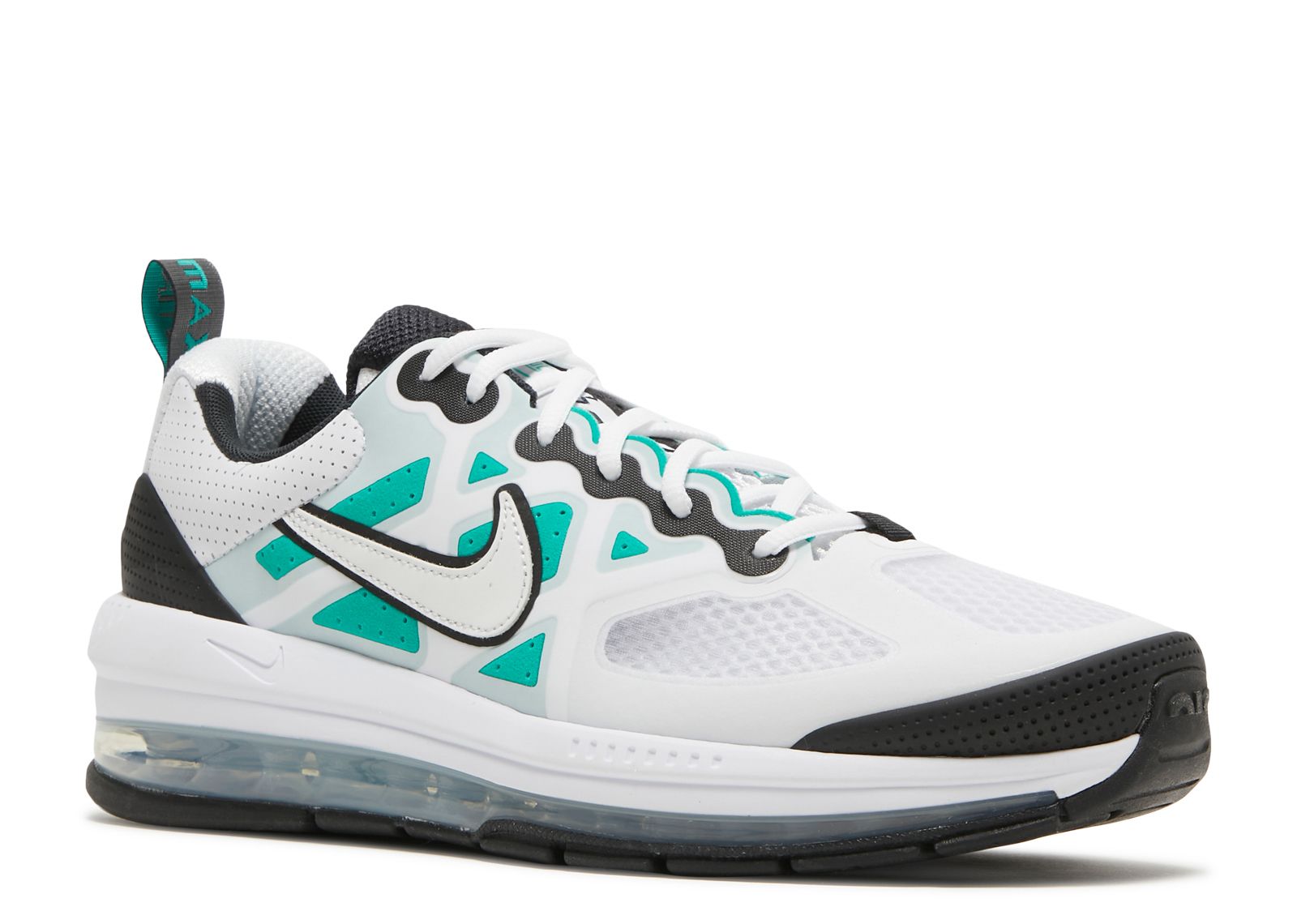 Nike Air Max Genome White Clear Emerald Black Athletic Lace Up Sneakers Nike Air Max Genome  main image 3