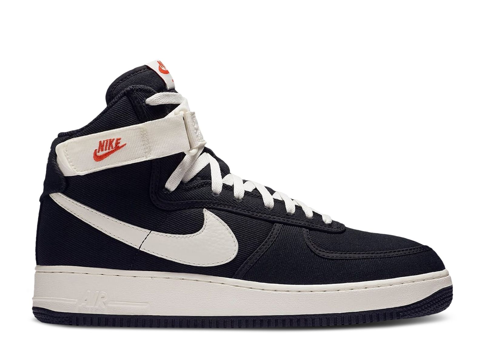 Nike air force 2024 1 black canvas