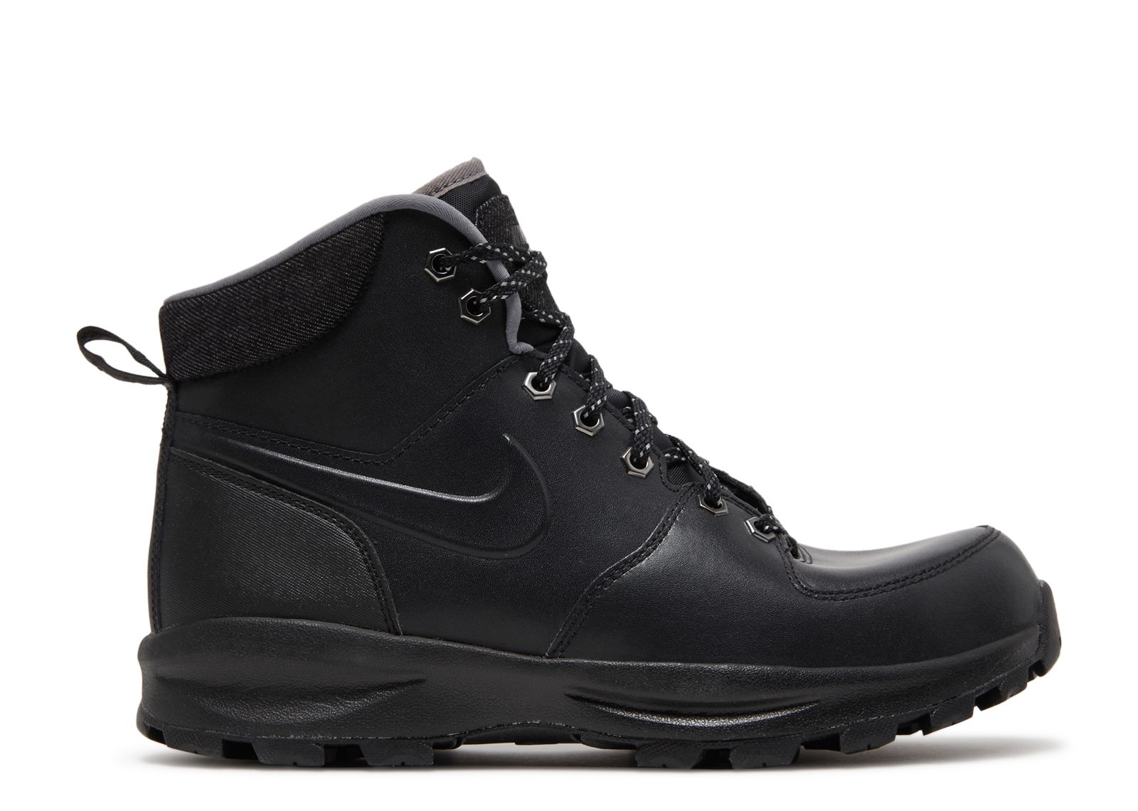 Manoa Leather SE 'Black' - Nike - DC8892 001 - black/gunsmoke/black ...