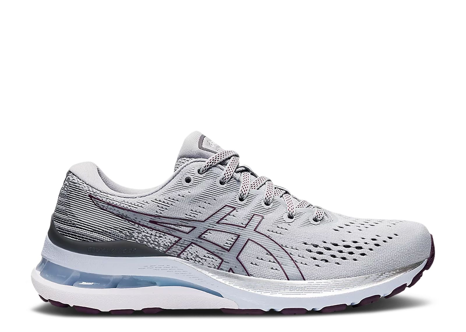 Wmns Gel Kayano 28 Wide 'Piedmont Grey Deep Plum'