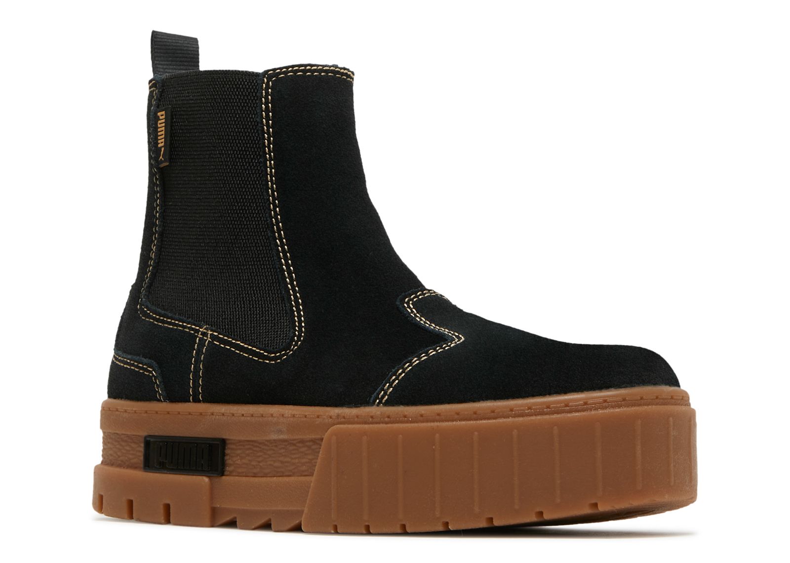 Wmns Mayze Chelsea Suede 'Black Gum' - Puma - 382829 03