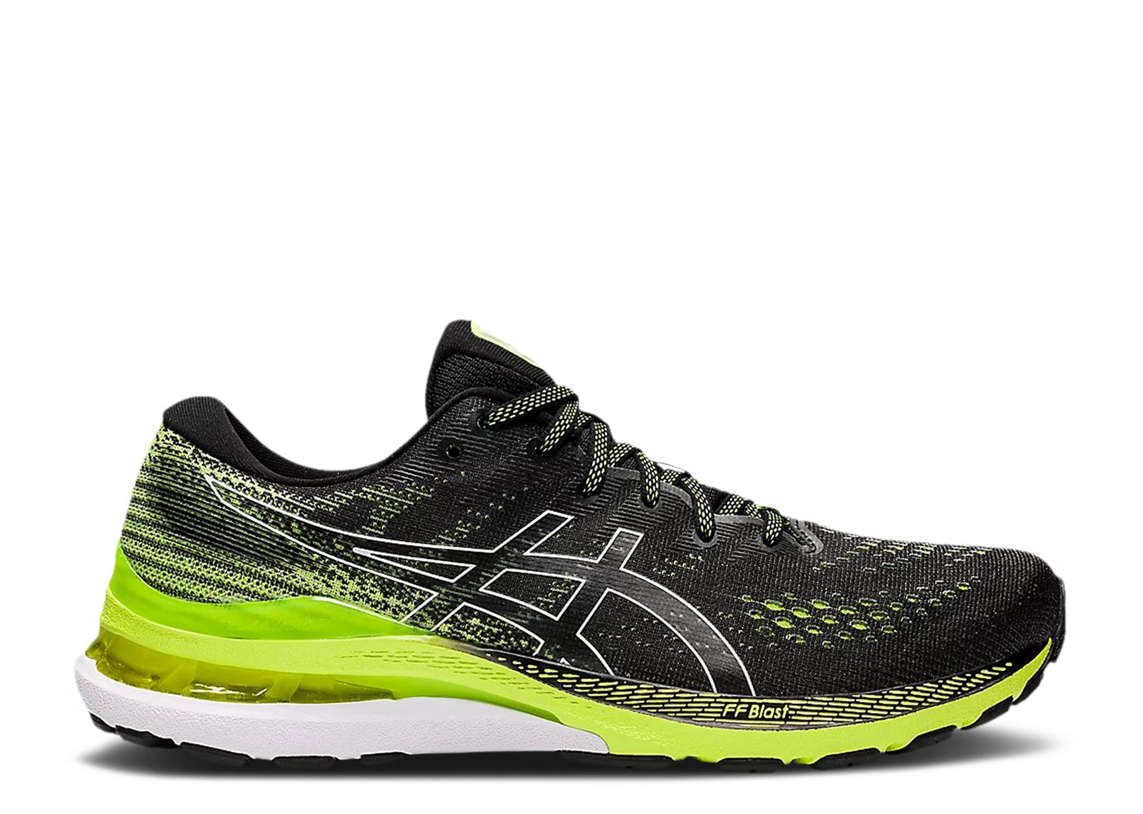 Gel Kayano 28 'Black Hazard Green'