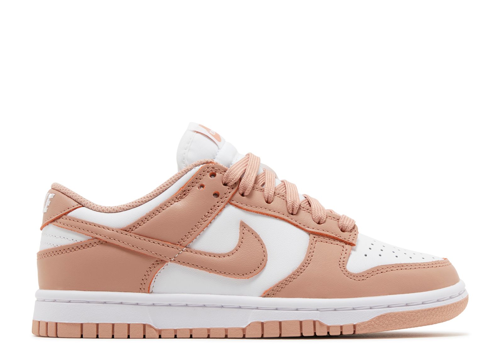 Nike Taupe & Pink Dunk Low Sneakers Nike