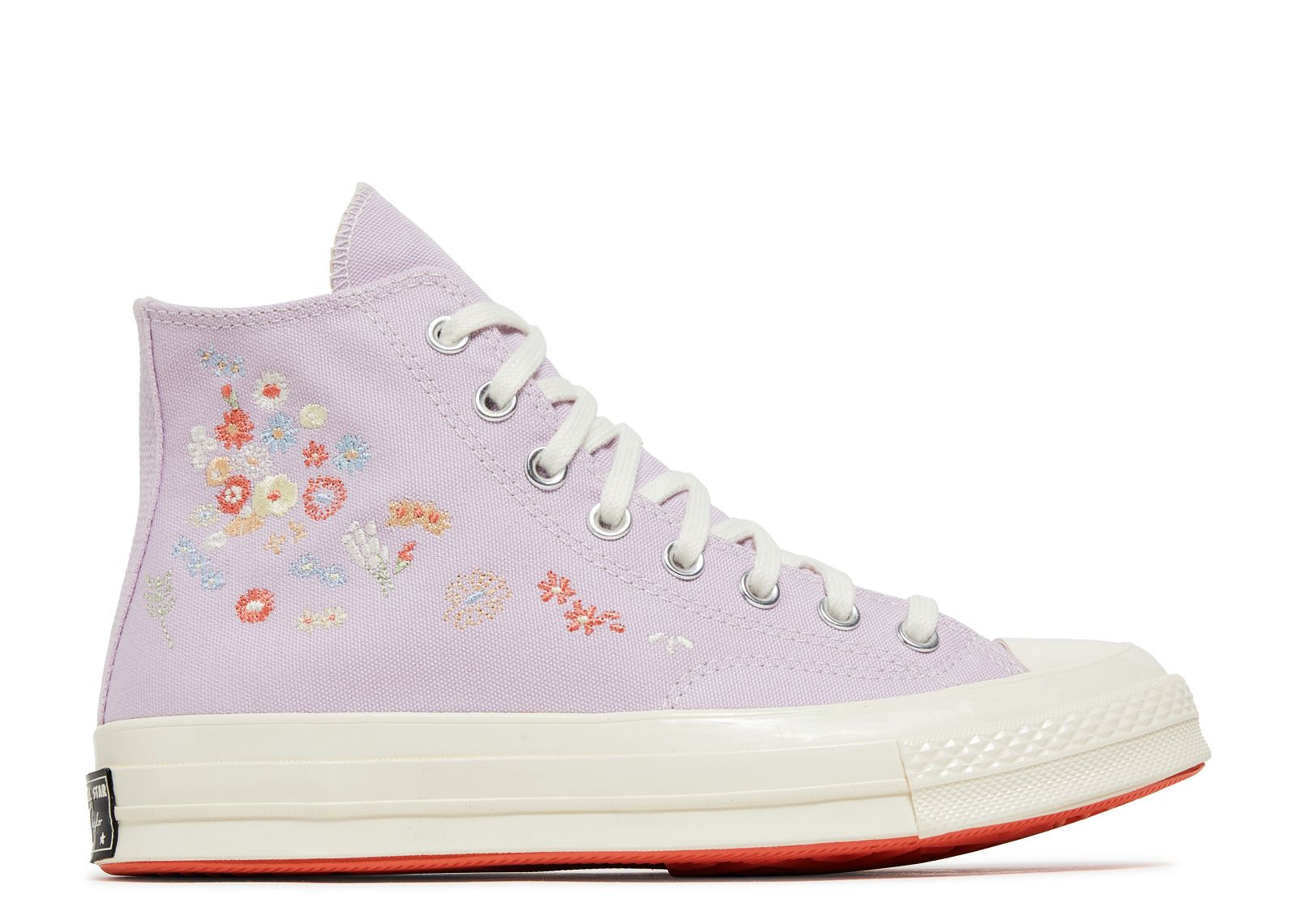 Wmns Chuck 70 High 'Embroidered Floral Print - Pale Amethyst'