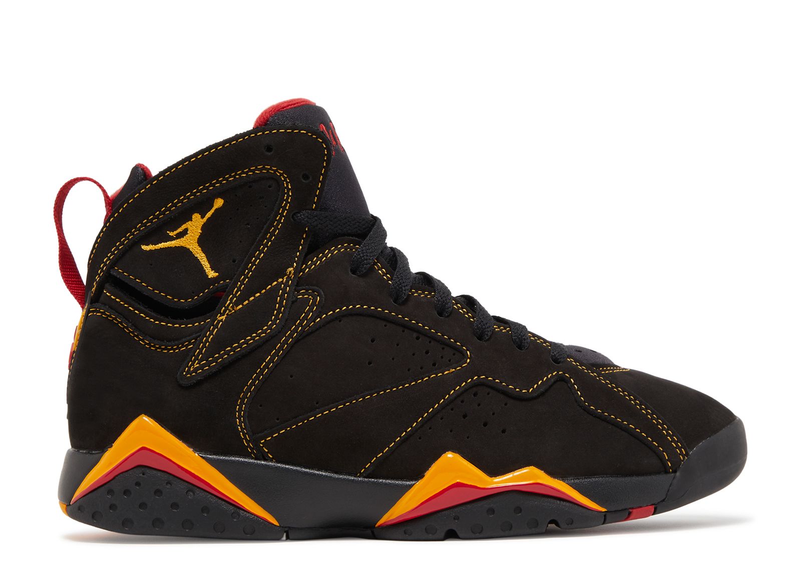 black red orange jordan 7