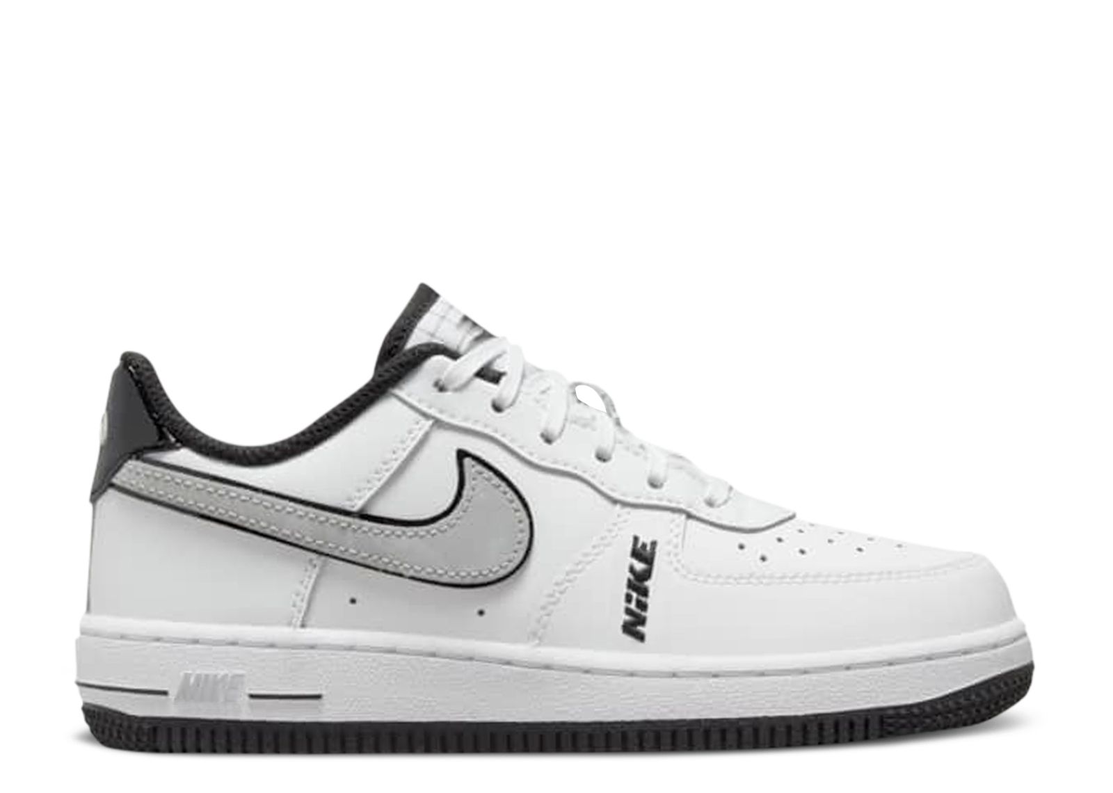 Nike Air Force 1 LV8 White/Black-Wolf Grey TD Toddler Size 2c DO3808 101  New
