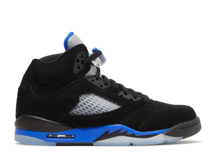 blue jordans retro 5
