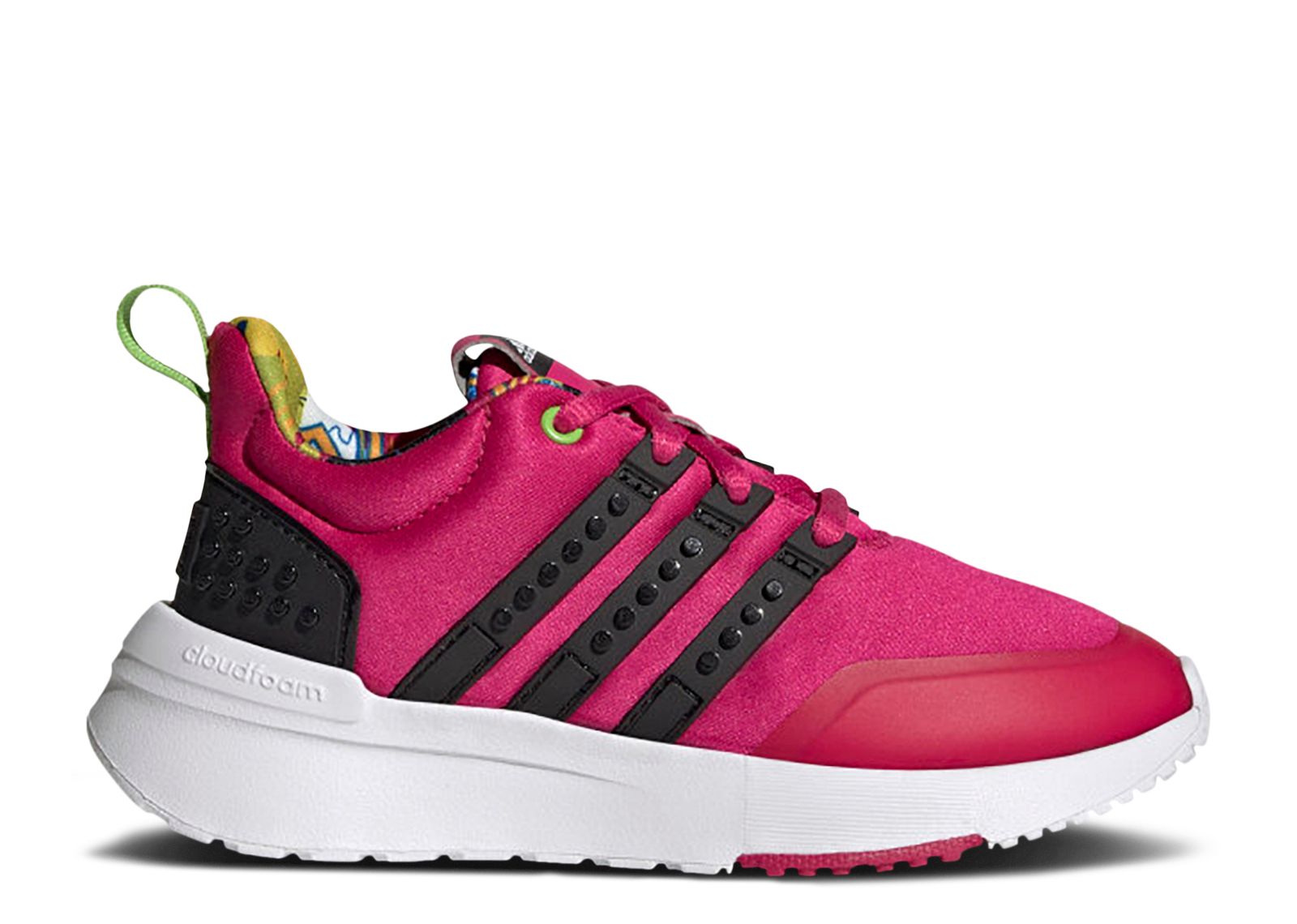 LEGO X Racer TR J Real Magenta Adidas GW0918 real magenta core black semi solar green Flight Club