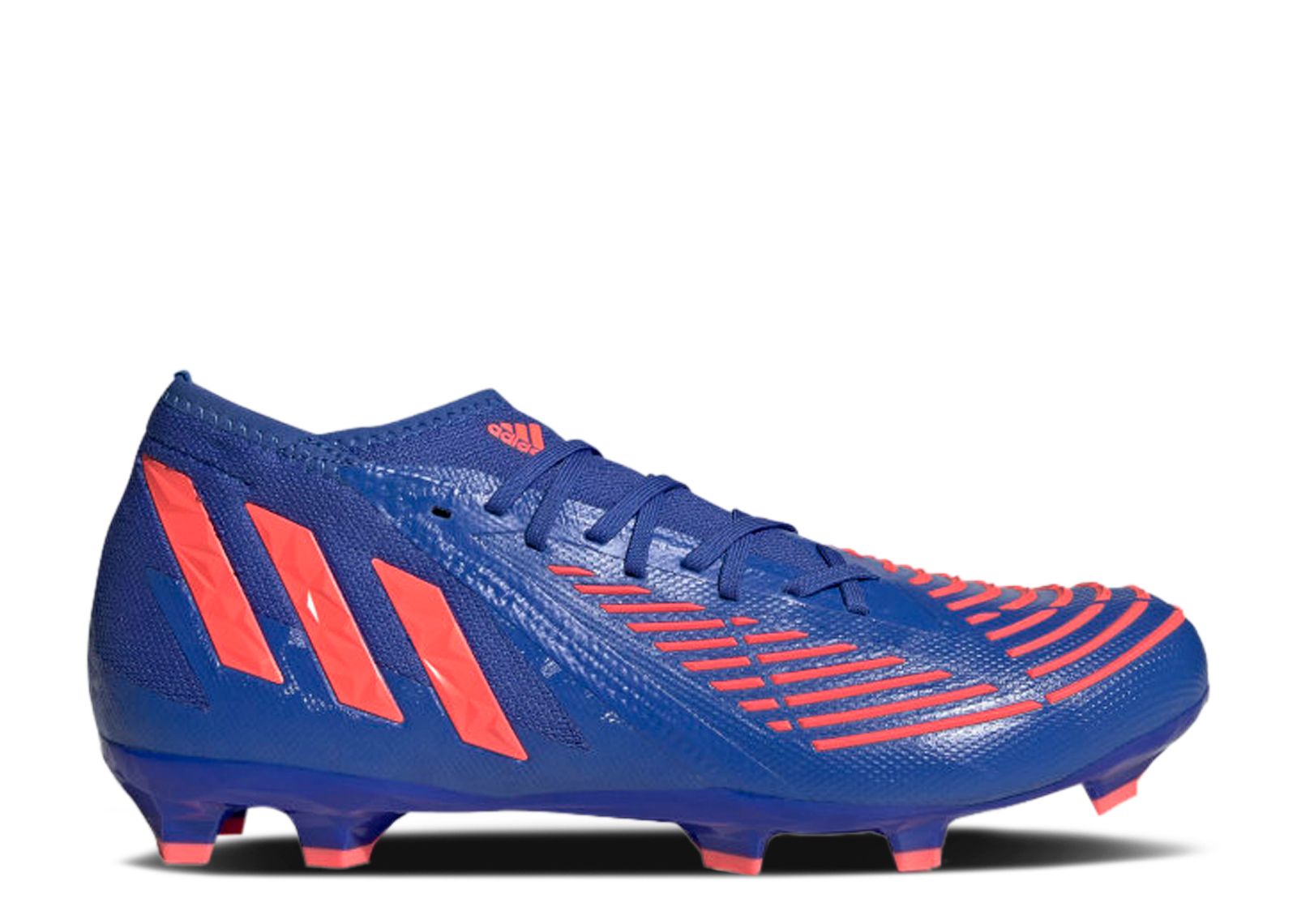 Adidas Predator Edge.2 GW2270 Unisex Hi-Res Blue/Turbo Ground Cleats adidas Predator Edge+ FG (Hi-Res Blue/Turbo) main image 3
