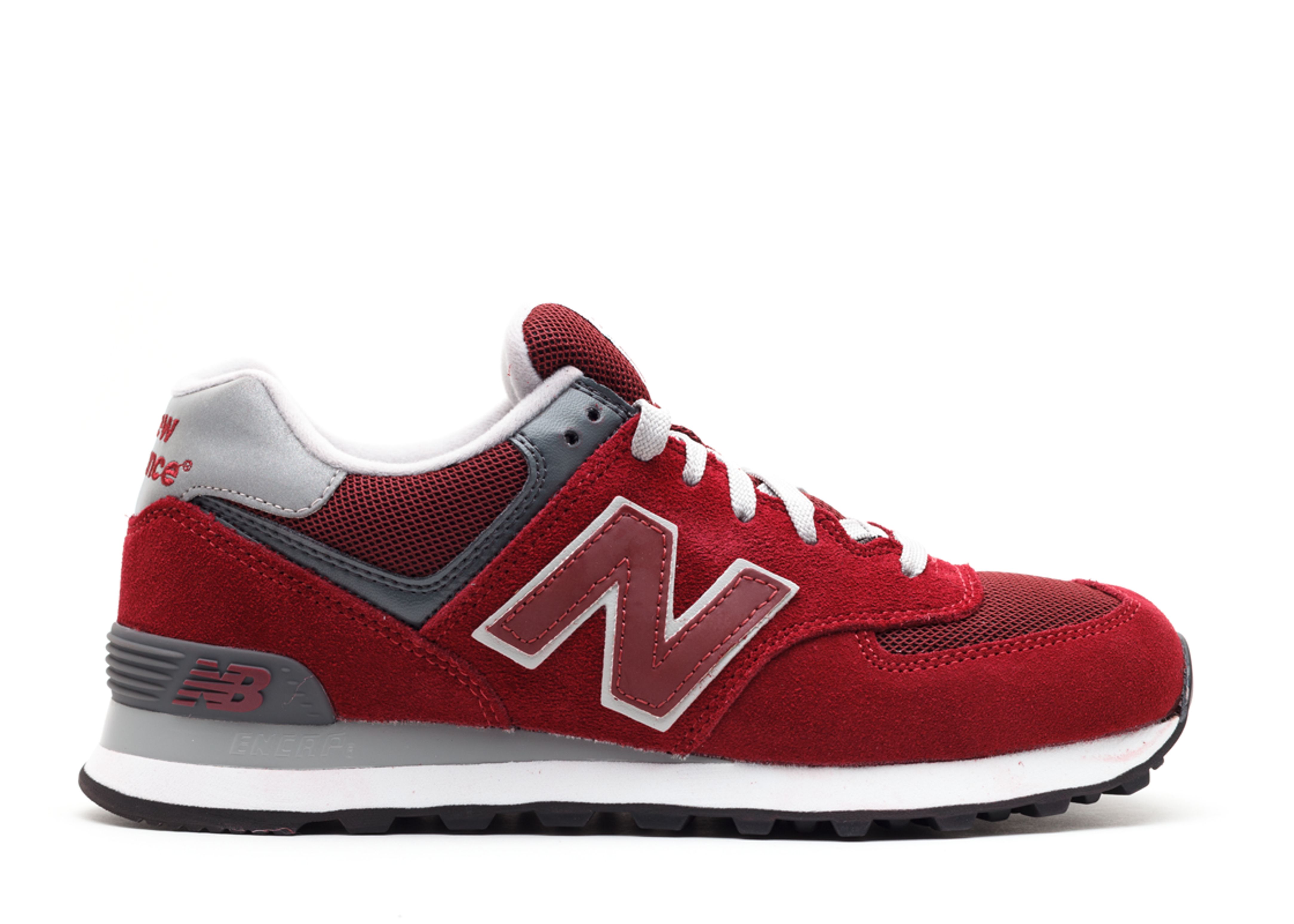 new balance m574 burgundy