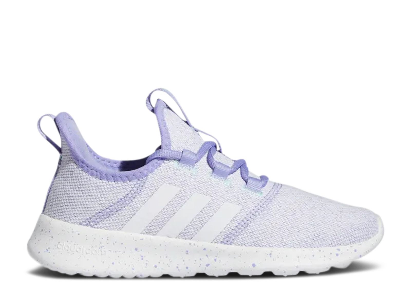 adidas gazelle silver green womens adidas Kids Fortarun 2.0 Cloudfoam Lace Shoes Shadow Violet / Cloud White / Bliss Lilac / 4 main image 1