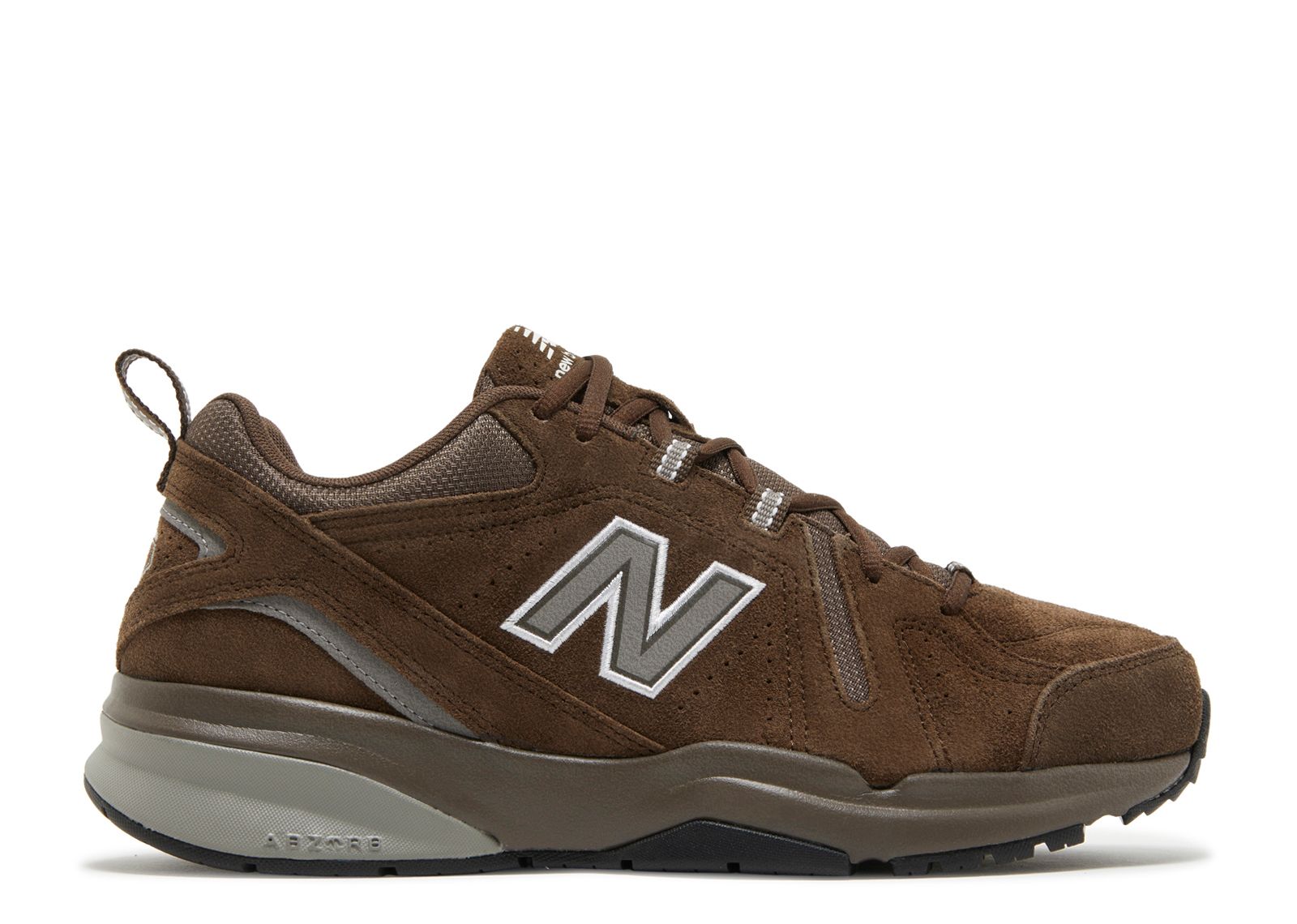 New‎ Balance 608 V5 Shoes Mens 7.5 2E Brown Suede Comfort Walking Cross Trainer New Balance 608V5 Chocolate Trainer – 2BigFeet main image 4