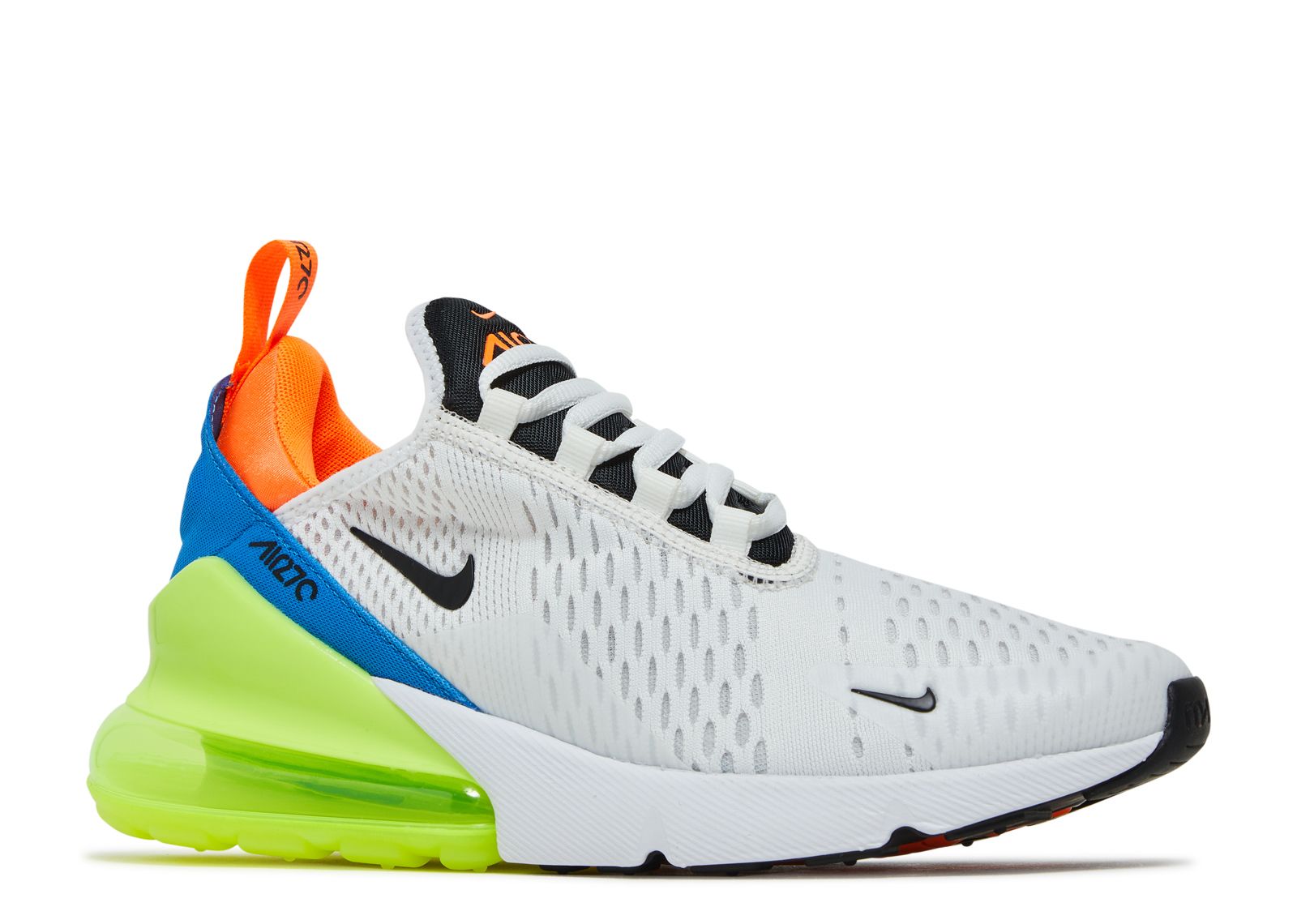 Air max 270 top white volt blue