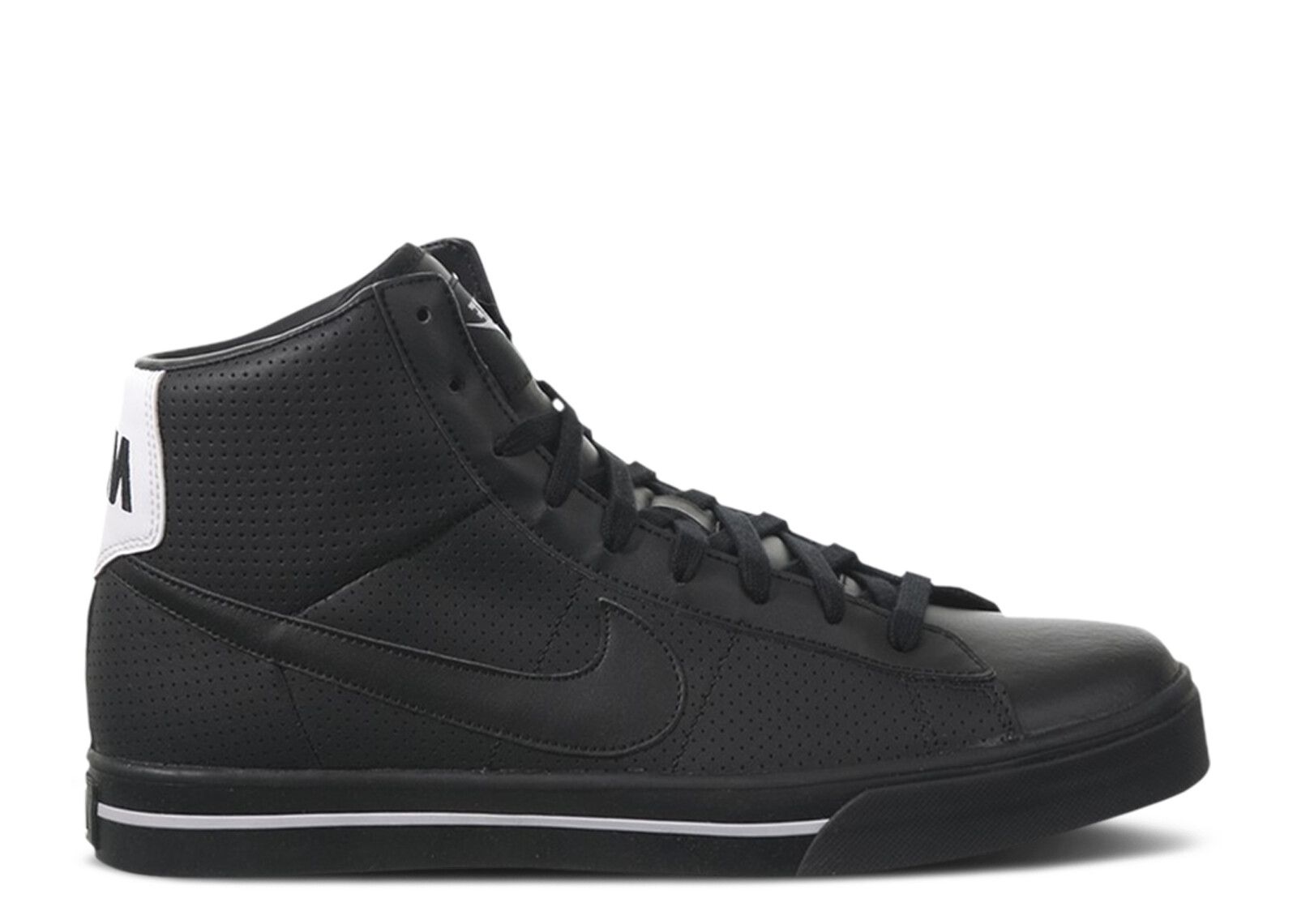 Nike Mens Sweet Classic Leather High Top Shoes Size 11 Black Gray Nike Sweet Classic Leather Black Men main image 2