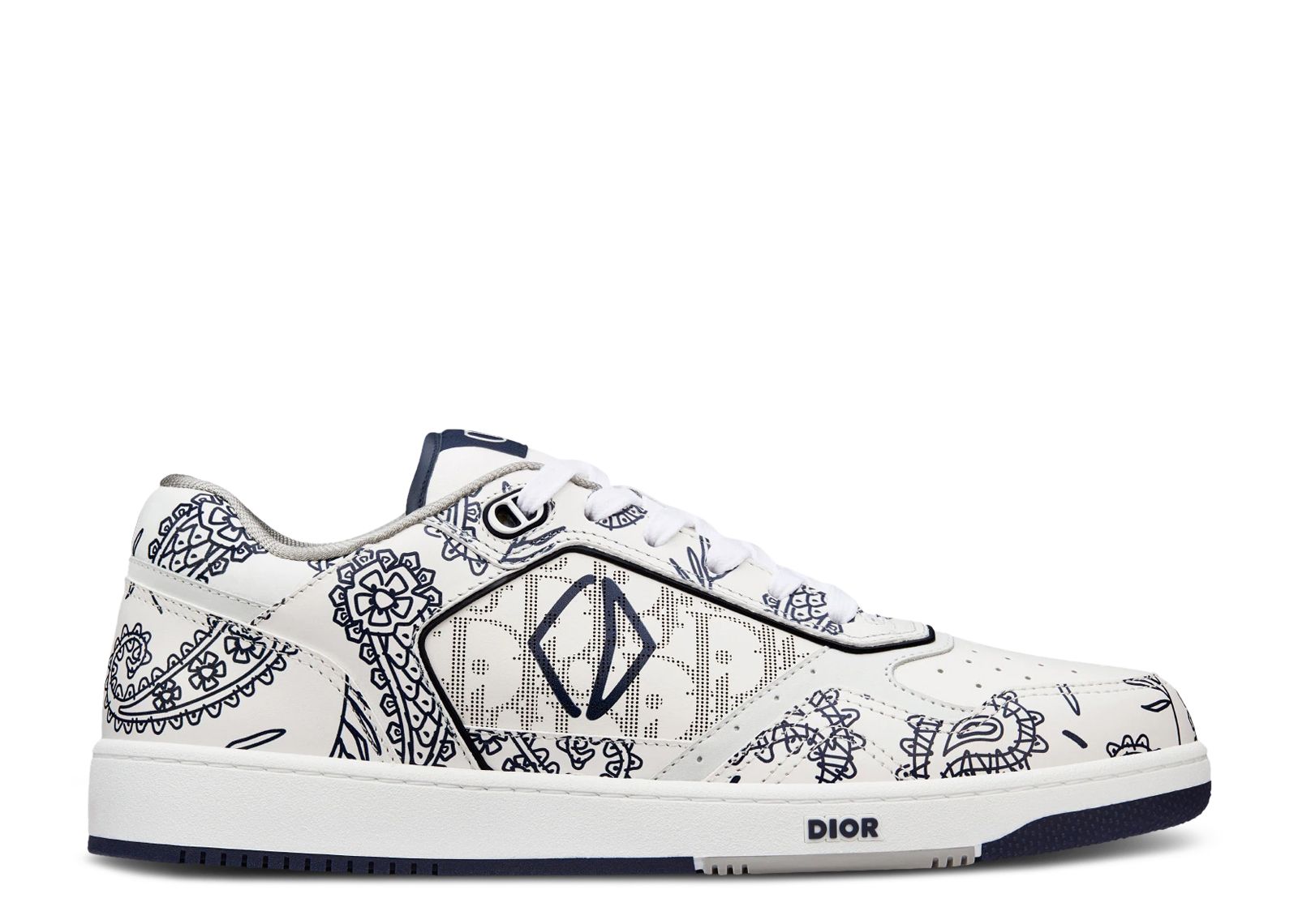 （美品）DIOR b27 スニーカー　stussyコラボ　42 CHRISTIAN DIOR X SHAWN STUSSY Smooth Calfskin Oblique Mens