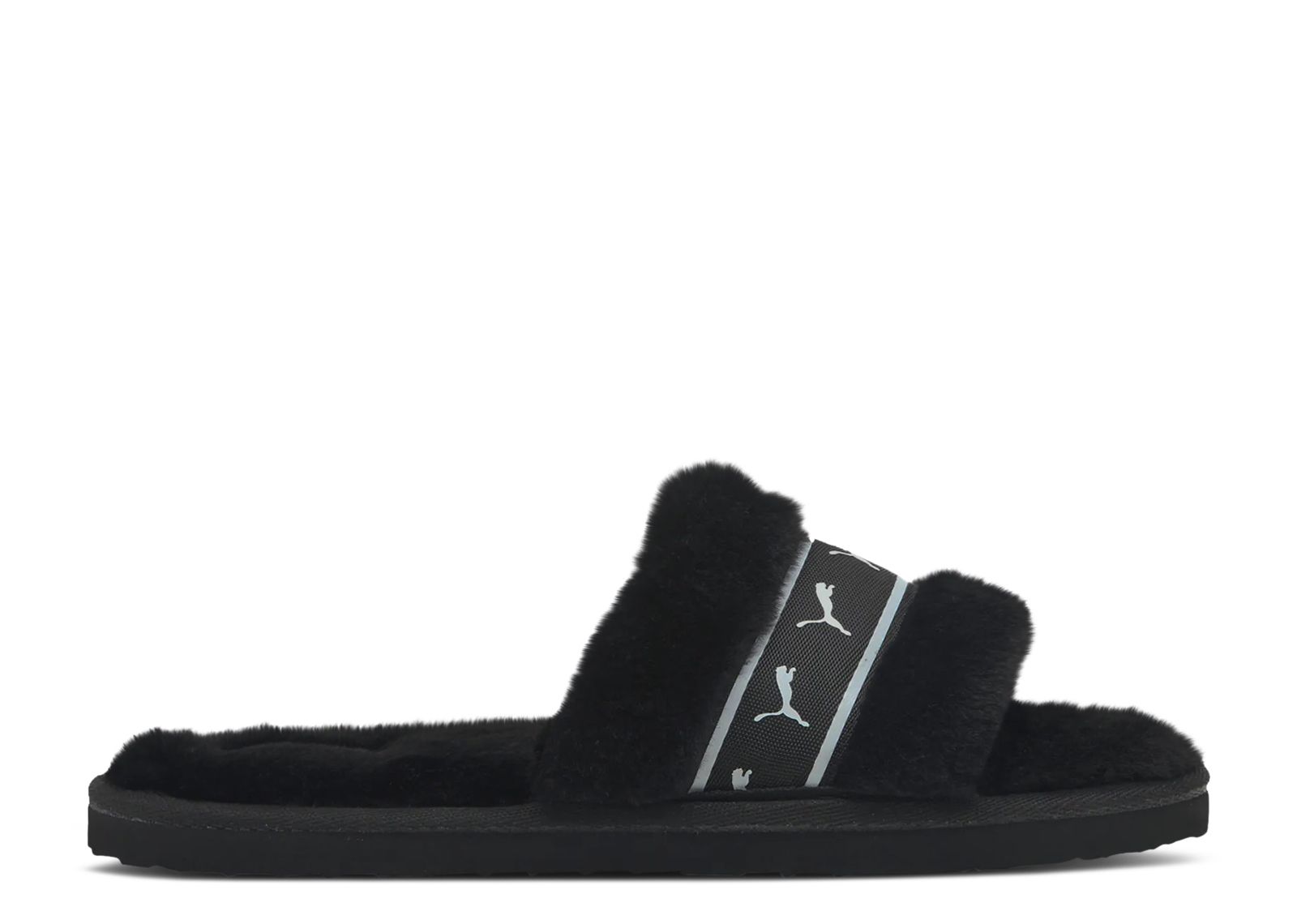 Wmns Fluff Remix Slide 'Black White'