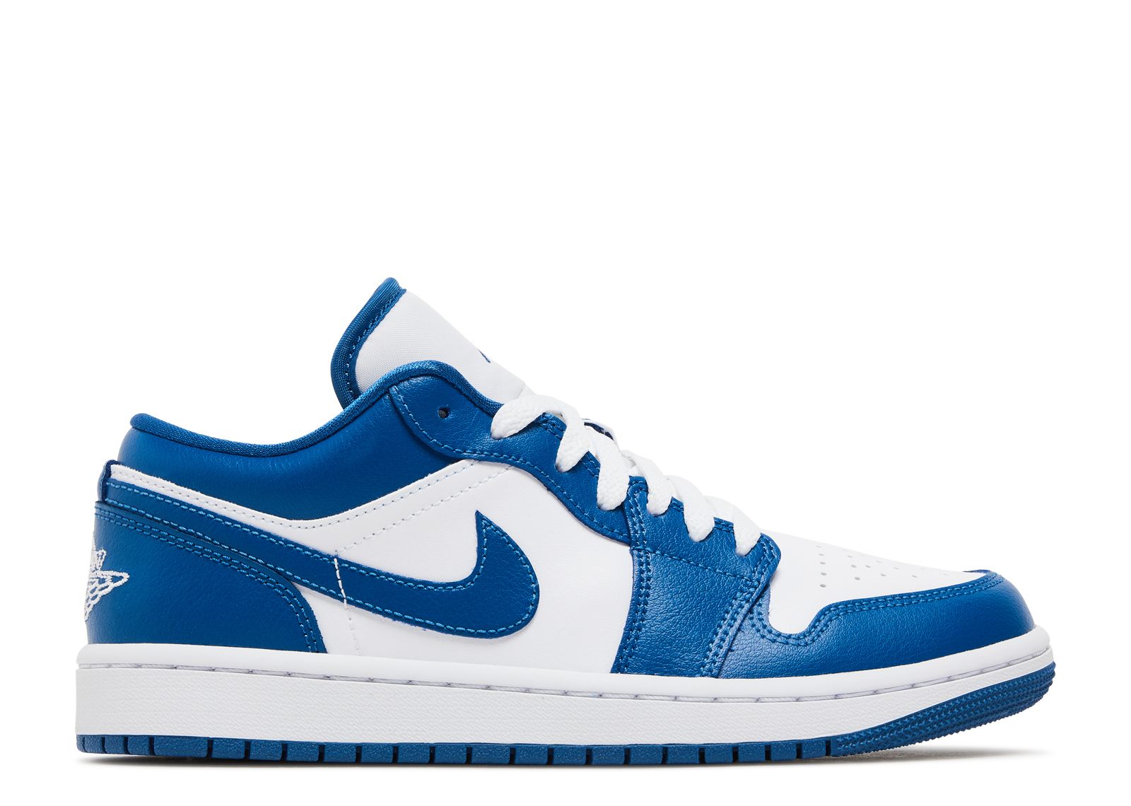 jordan 1 blue and white lows