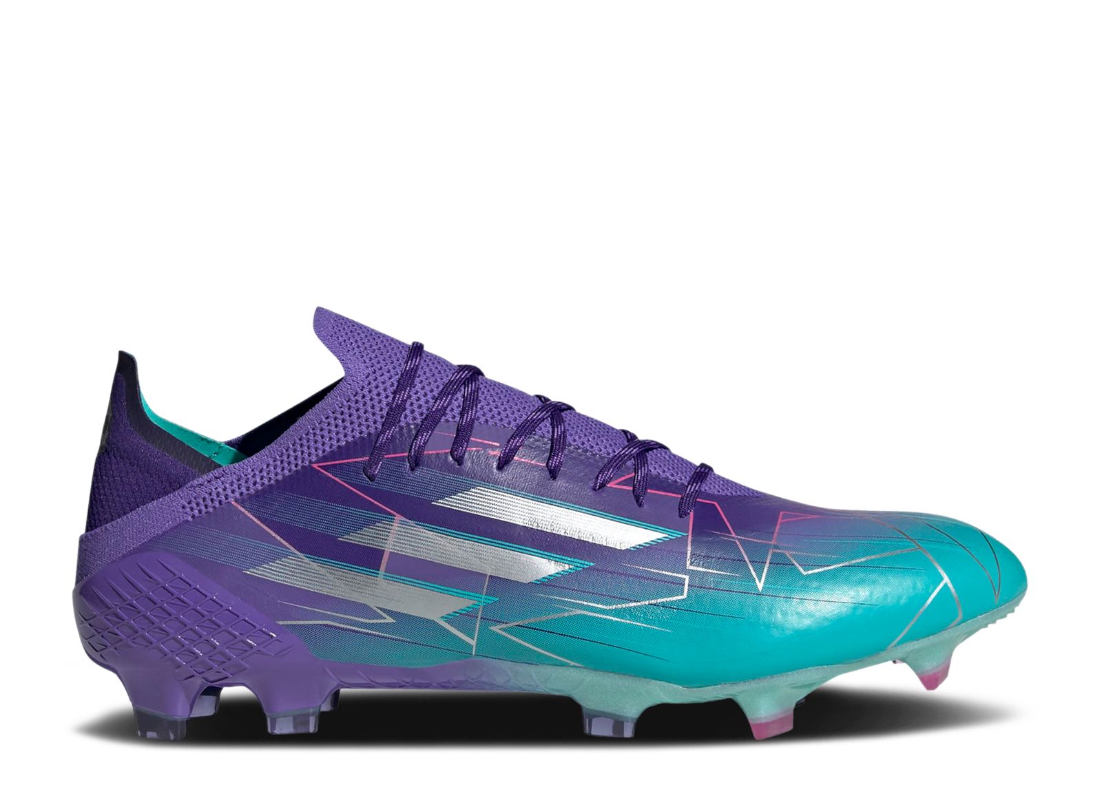 X Speedflow.1 FG 'Purple Rush Mint Rush' - Adidas - GW7453
