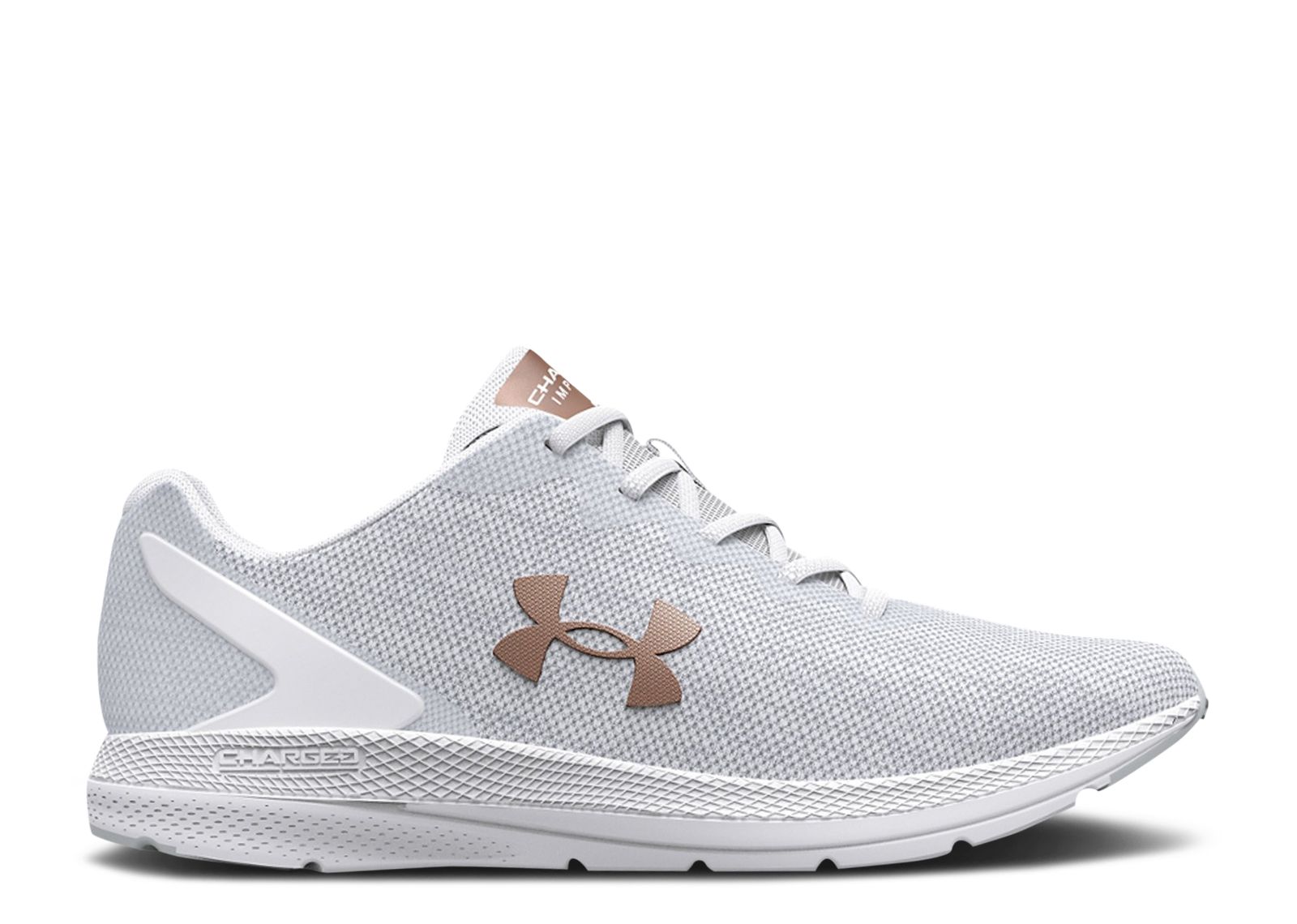 Wmns Charged Impulse 2 Knit 'White Metallic Rose Gold'