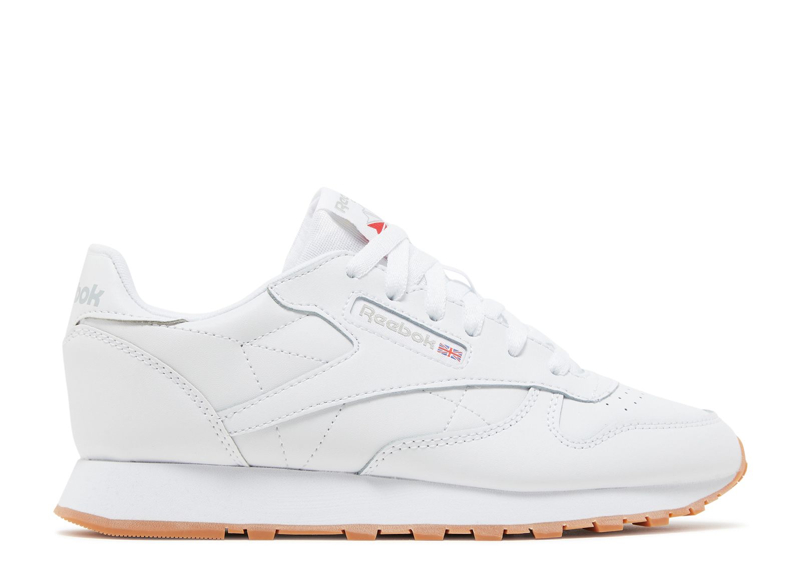 Classic Leather Big Kid 'White Gum'