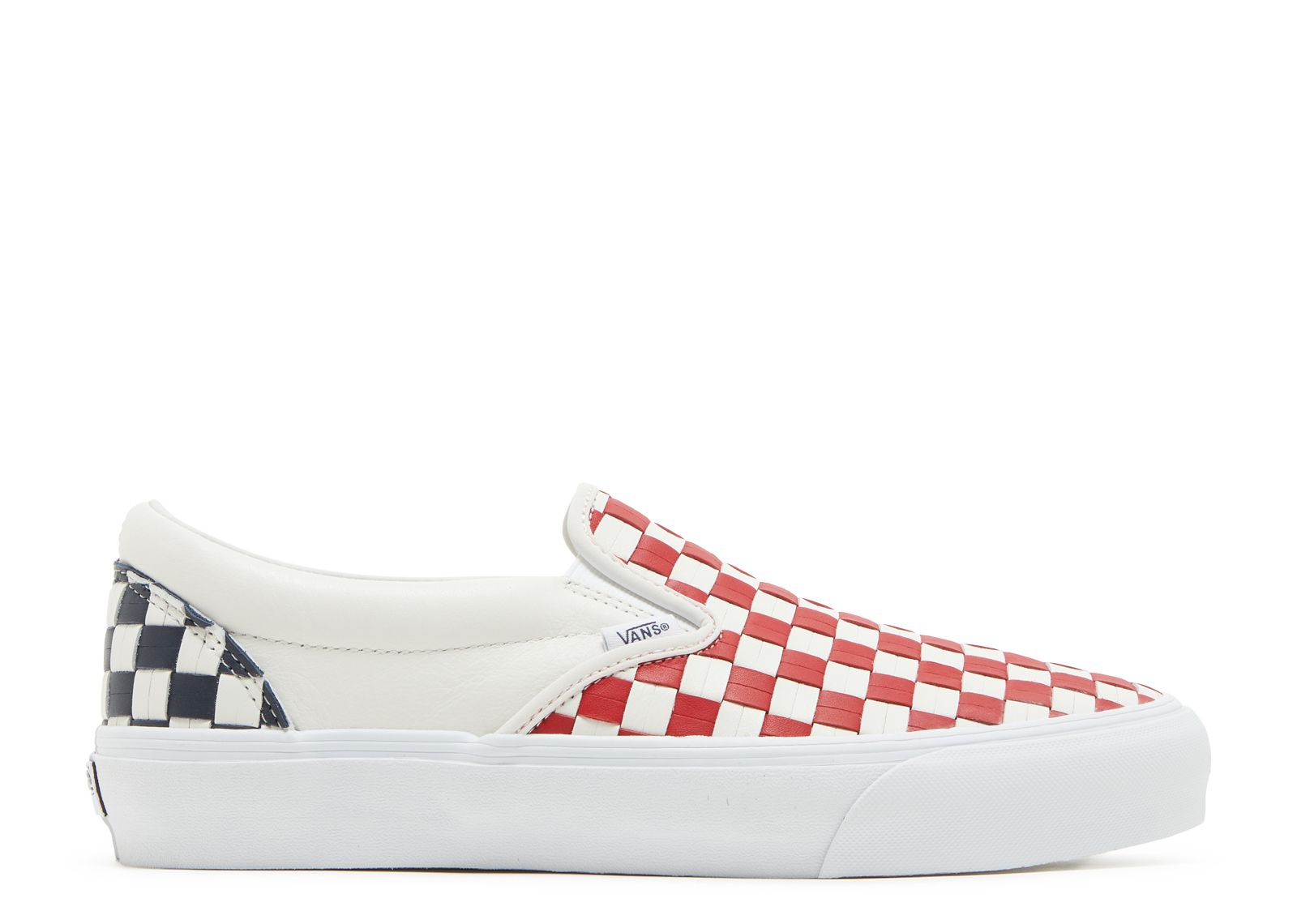 Classic Slip-On VLT LX 'Leather Woven - Red'