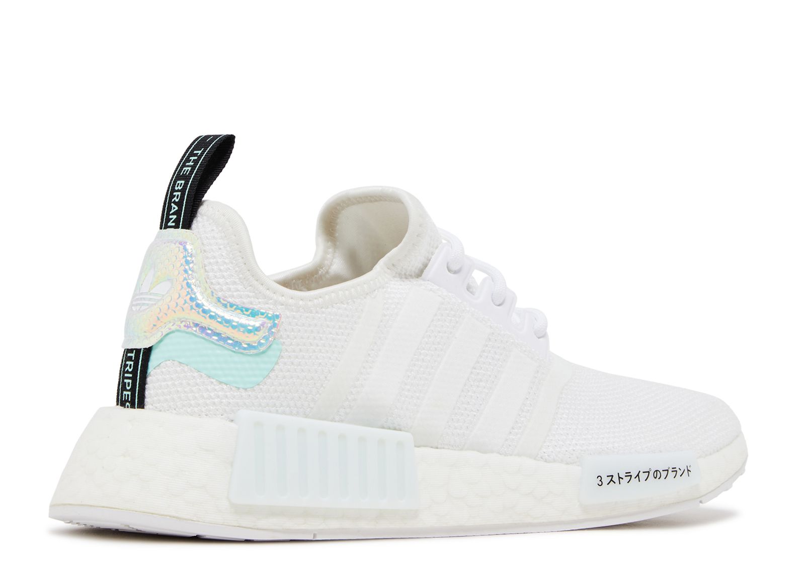 adidas NMD_R1 Shoes - Women's - Cloud White / Cloud White / Clear Mint - 10.5