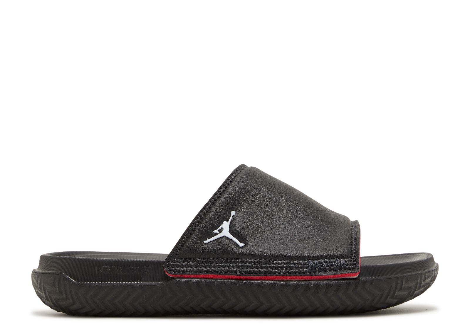 Red jordan slides mens on sale