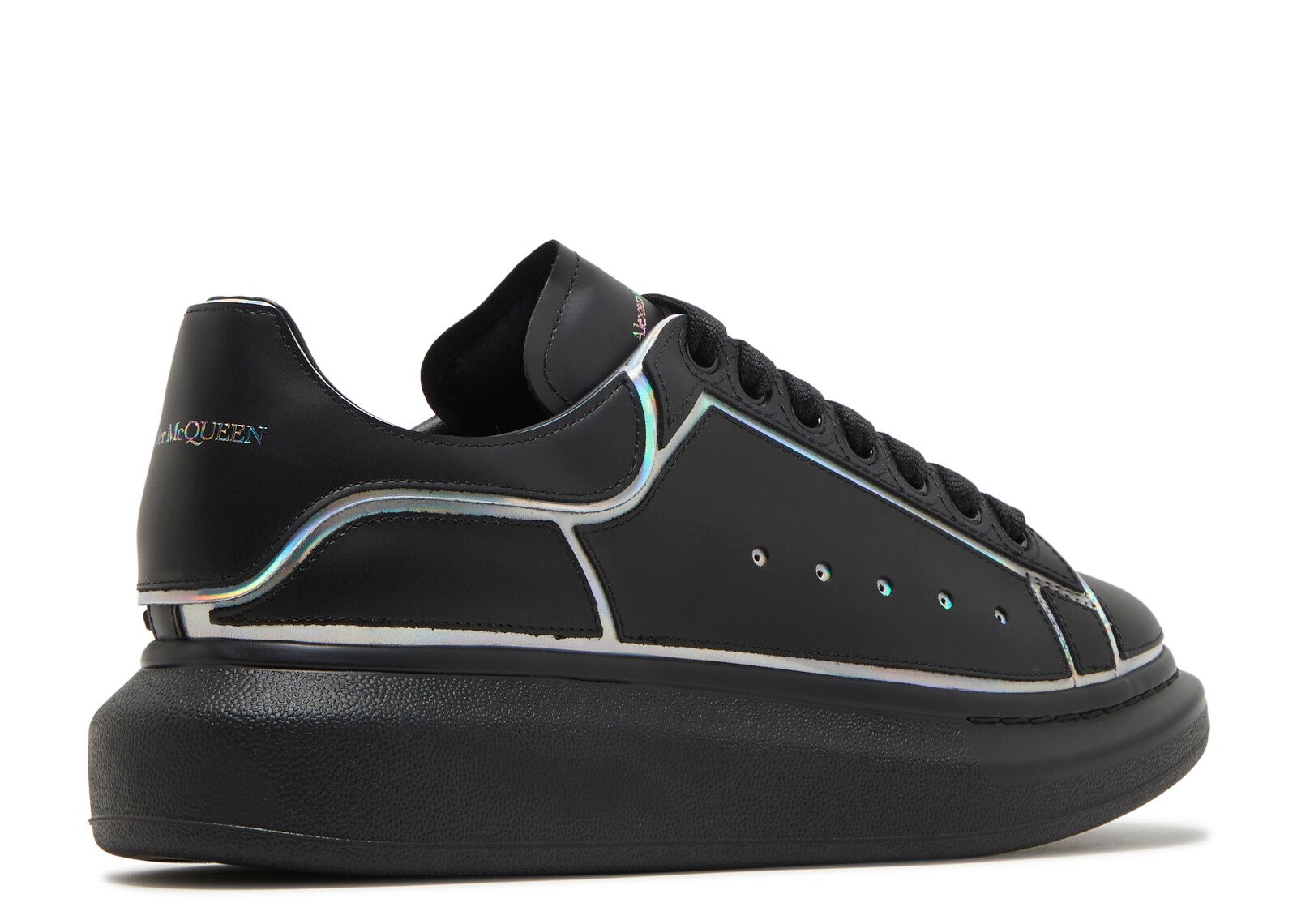 Alexander McQueen Oversized Sneaker 'Black Silver Holo'