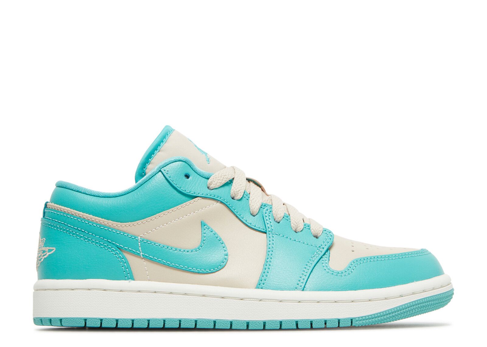 Wmns Jordan 1 Low 'Tropical Teal Sandy Beige'